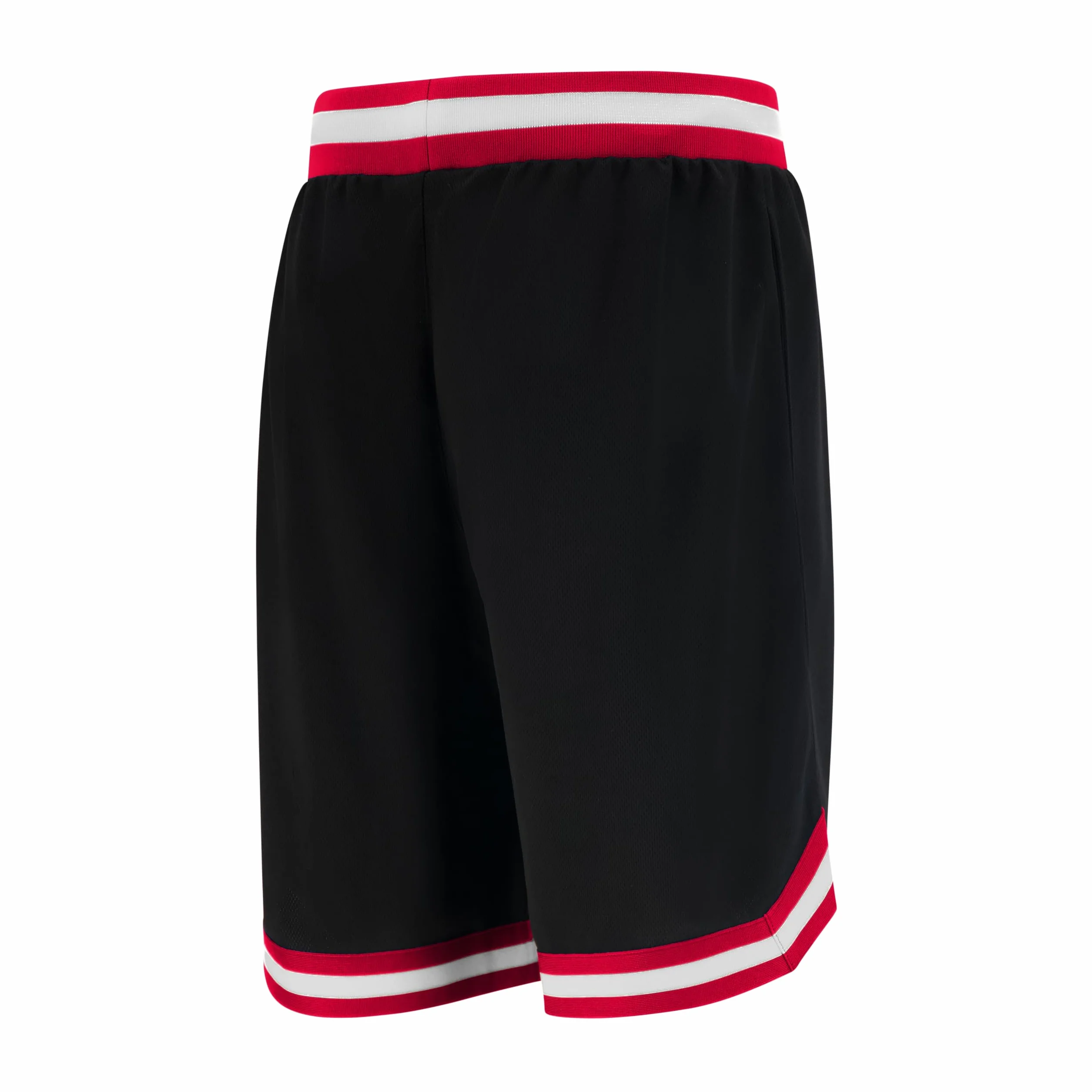 Ultra Game NBA Woven Team Logo Poly Mesh Basket Shorts GSM3547F Nero Large