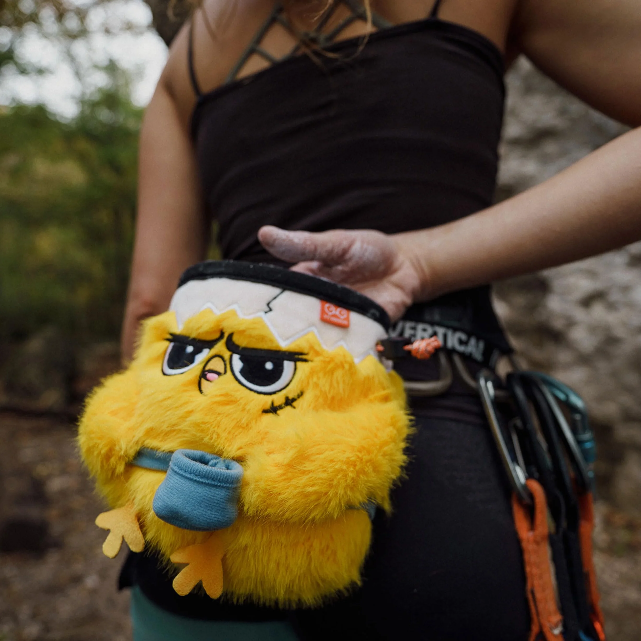 Vertical Chick Rock Climbing Chalk Bag per Adulti e Bambini Borsa Gessetti Bouldering
