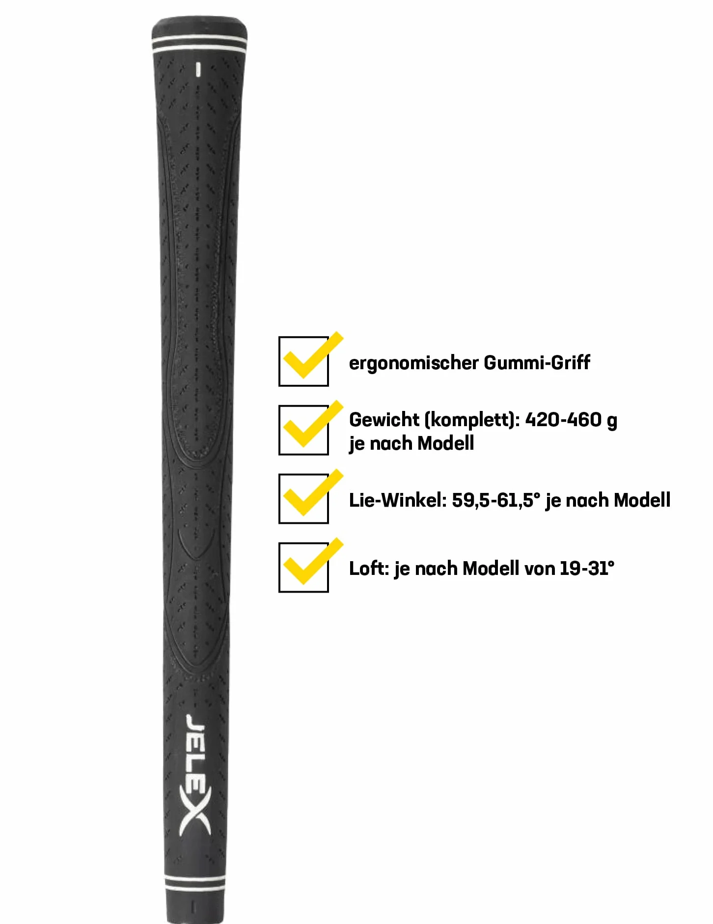 JELEX Mazza da golf in acciaio inox Ferro 3-7 SW PW per destrorsi