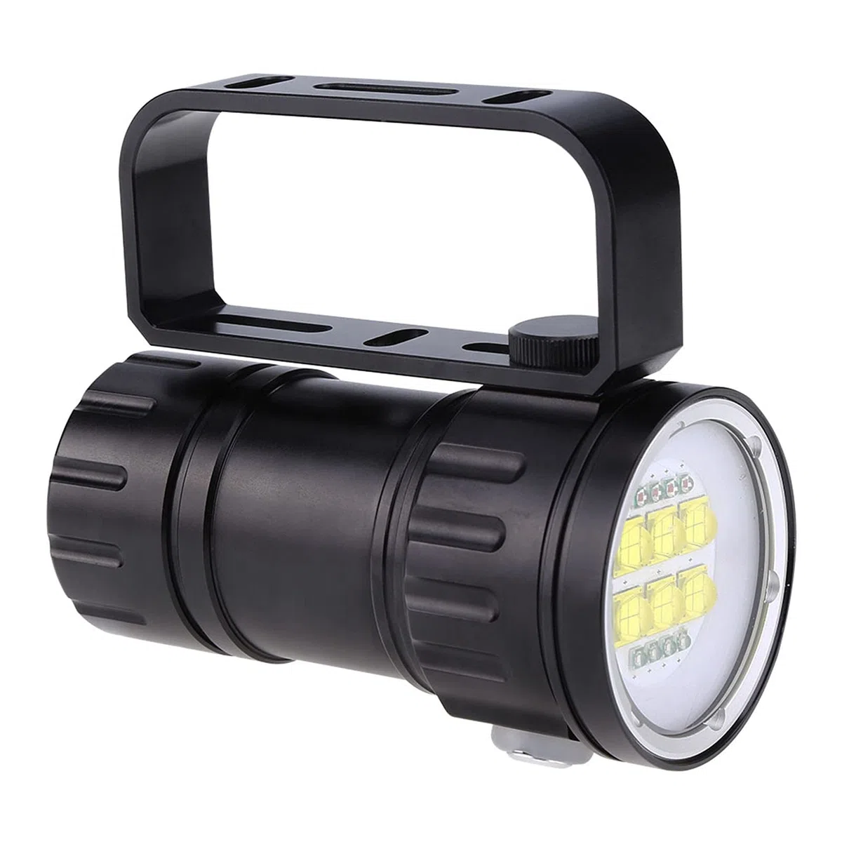 Torcia Subacquea,Torcia Subacquea Subacquea 3.7V 28800Lm, Torcia Subacquea Impermeabile Profondità 80m con Supporto Staffa per Grotta Sottomarina di Notte, Torcia Subacquea, Torcia Subacquea Sub
