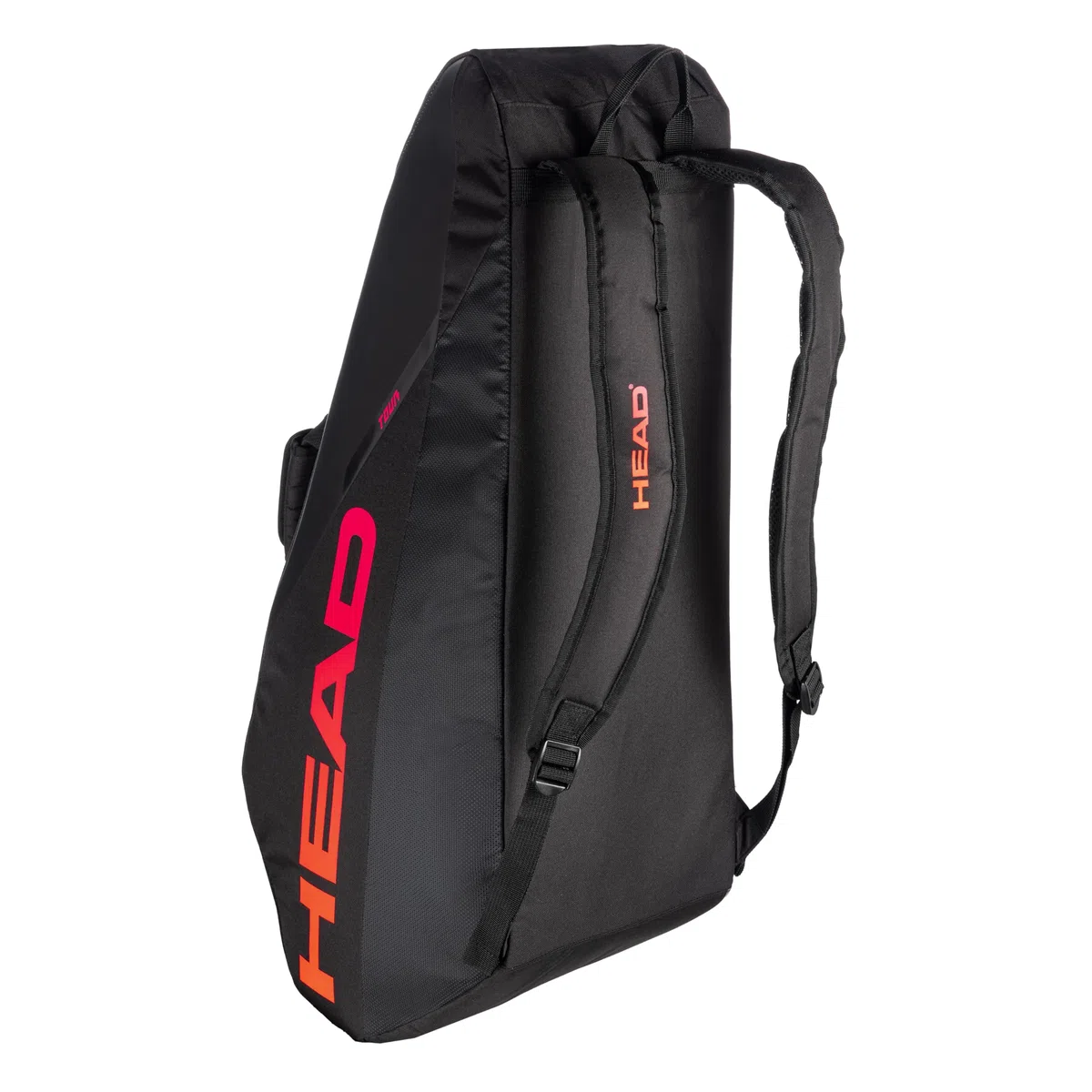 HEAD Borsa per racchette Tour, misura M, Nero/Fiamma, Esclusiva Amazon