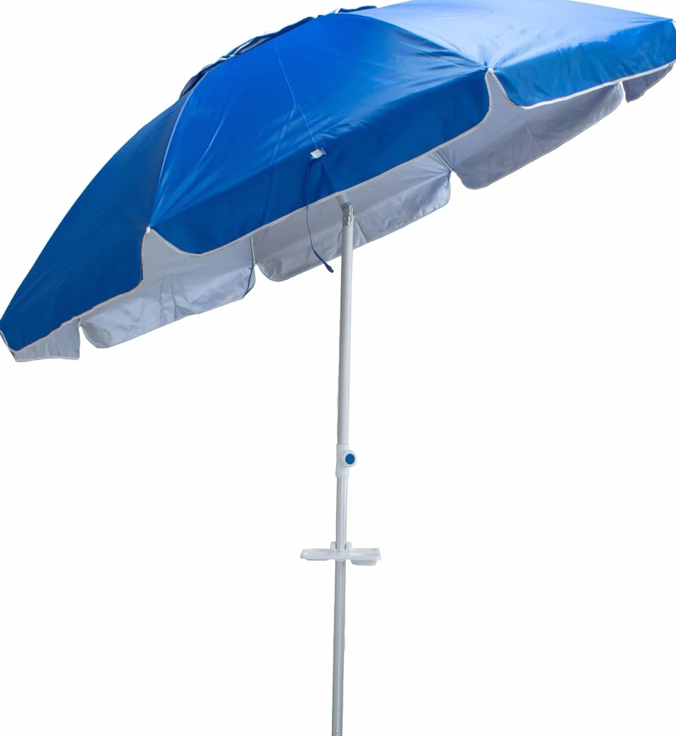 Ombrellone da Spiaggia Maiori – Struttura in Alluminio, Telo Anti UV, Snodo Zincato, Stecche in Fibra di Vetro, Base a Trivella, Sacca con Tracolla