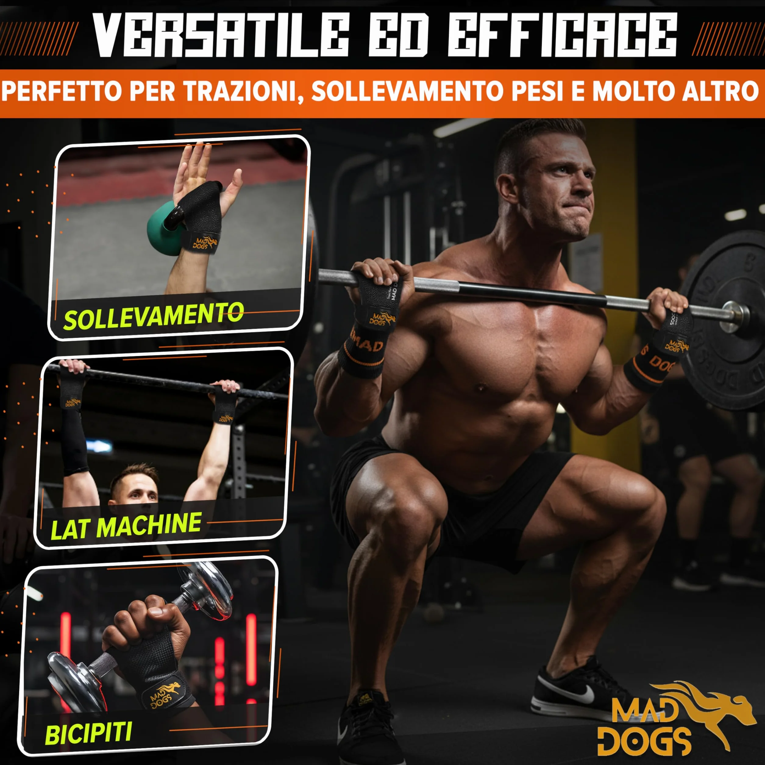 Boxer Strada Crossfit Hand Grips, protezione comfort design senza fori, unisex