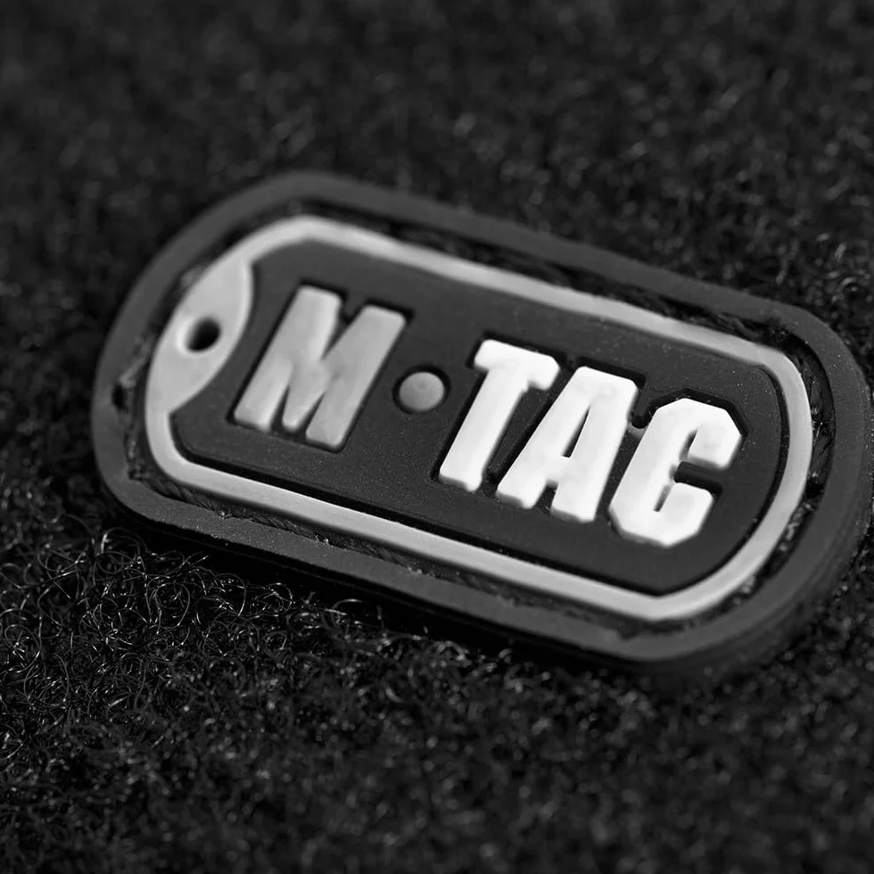 M-Tac EDC Fondina per pistola borsa a tracolla nera 5 scomparti universale