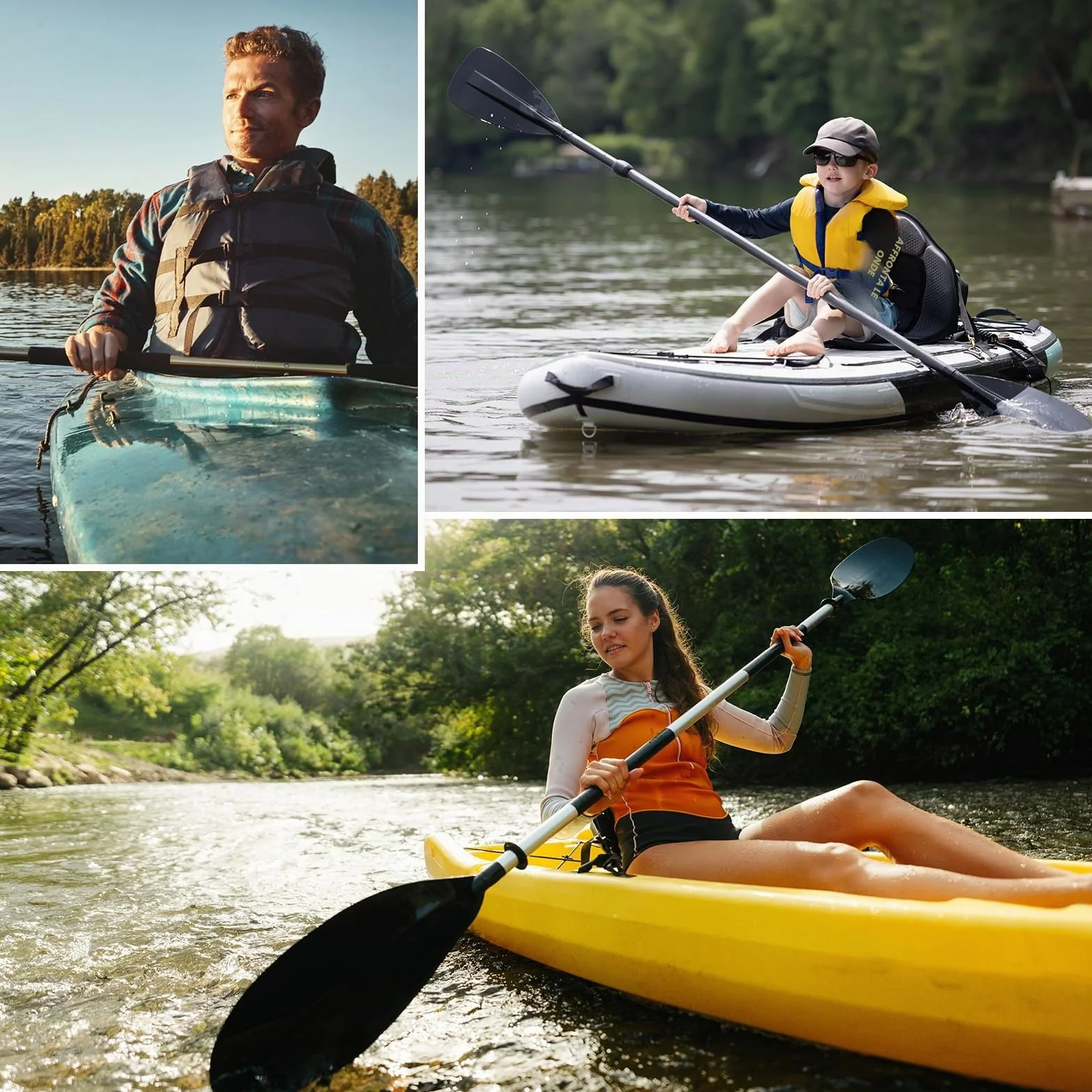 ALPIDEX Sedile Tavola SUP Kajak Sedia Kajak Canoa Stand Up Paddle Board