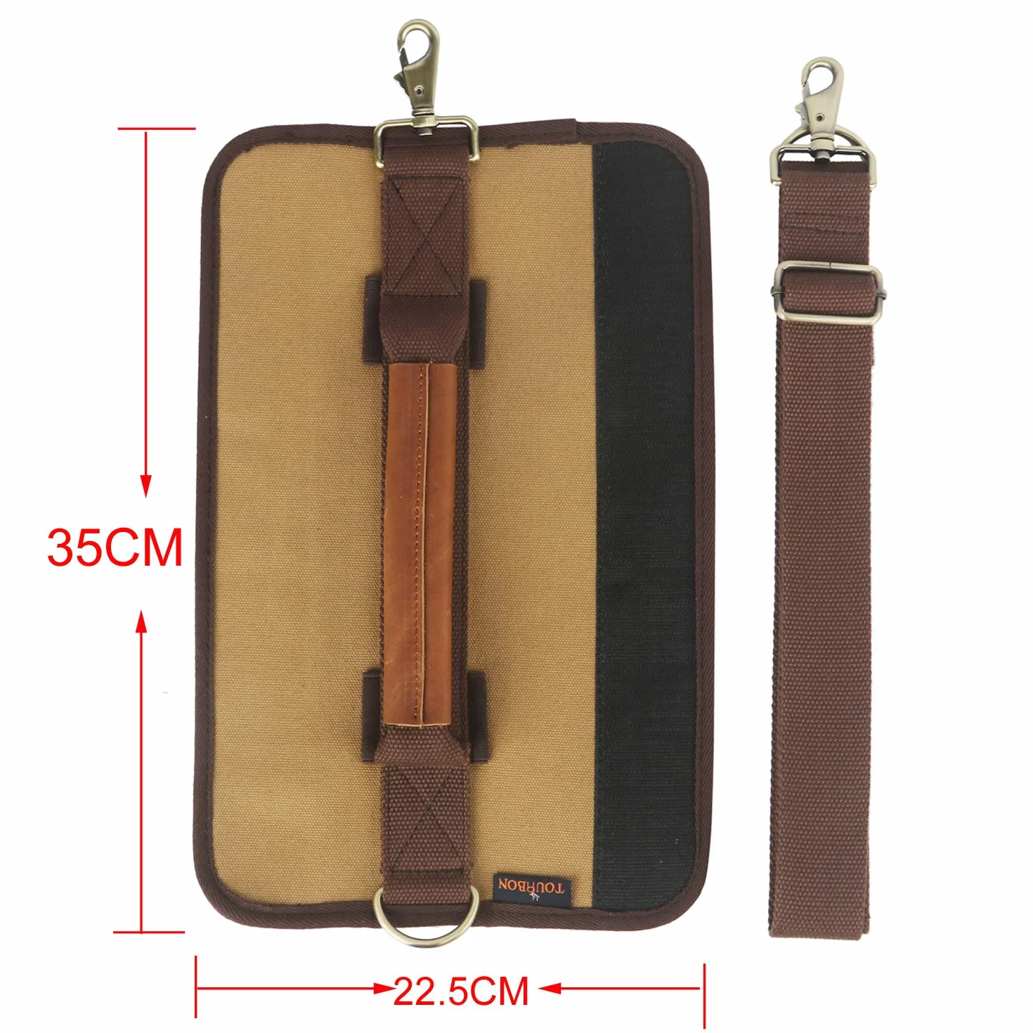 TOURBON Borsa da golf in tela con tracolla
