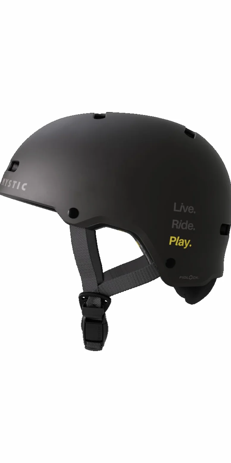 Mystic Casco Vandal Pro 2026 Dirty Habits Nero/Giallo