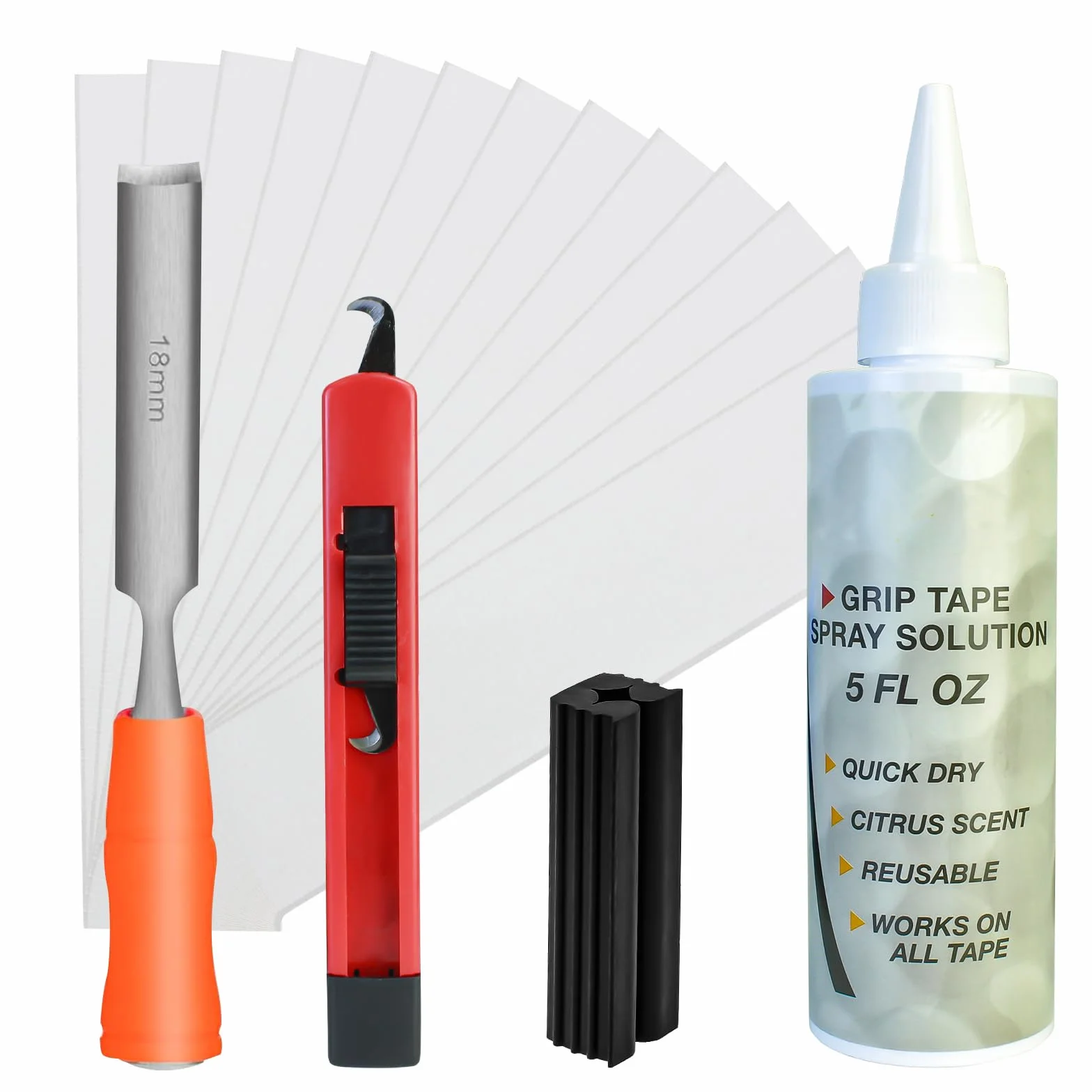 Crestgolf Kit impugnatura da golf 13 strisce nastro antiscivolo gomma solvente 142 ml