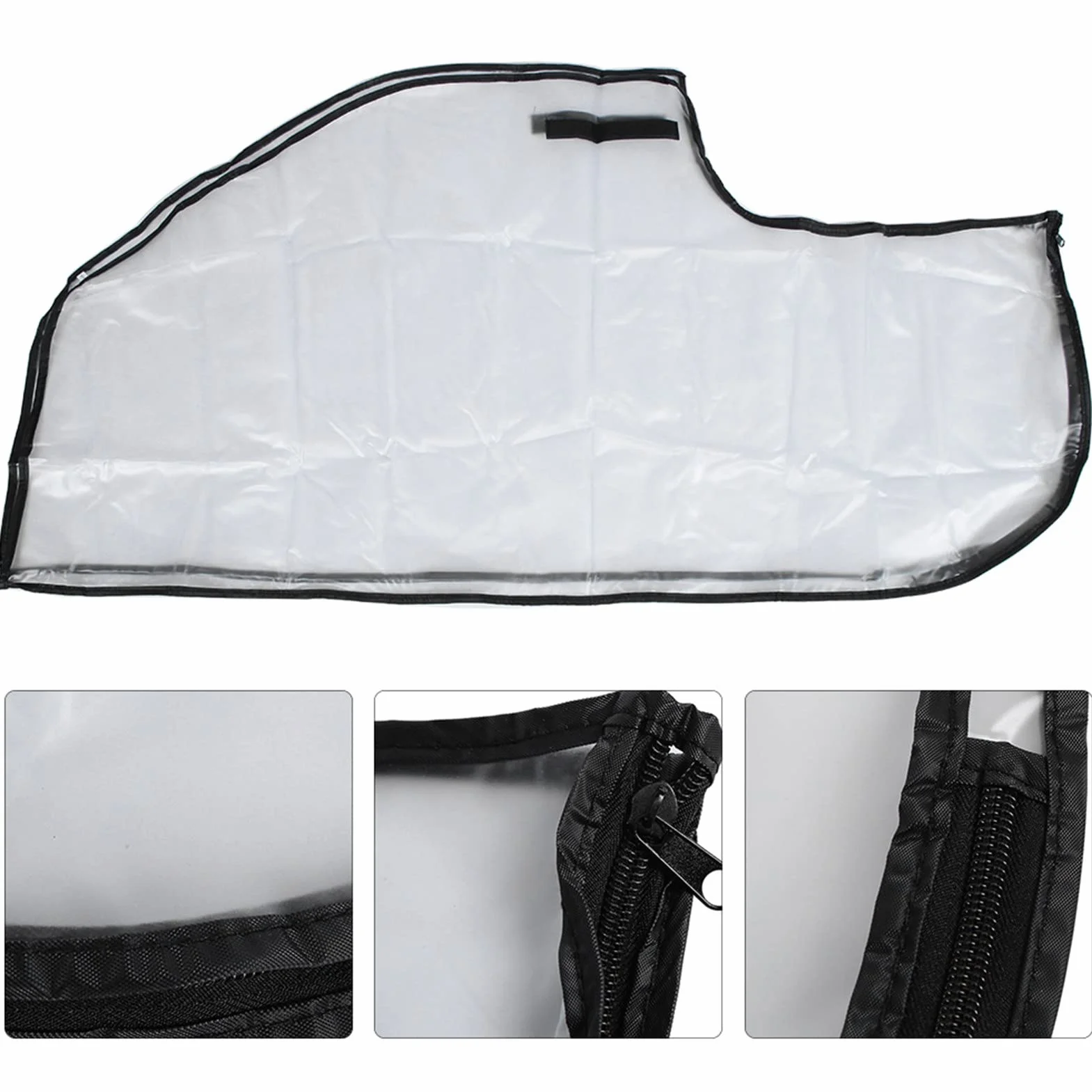 KENANLAN Copertura Antipioggia Borsa da Golf PVC Trasparente con Cerniera Universale