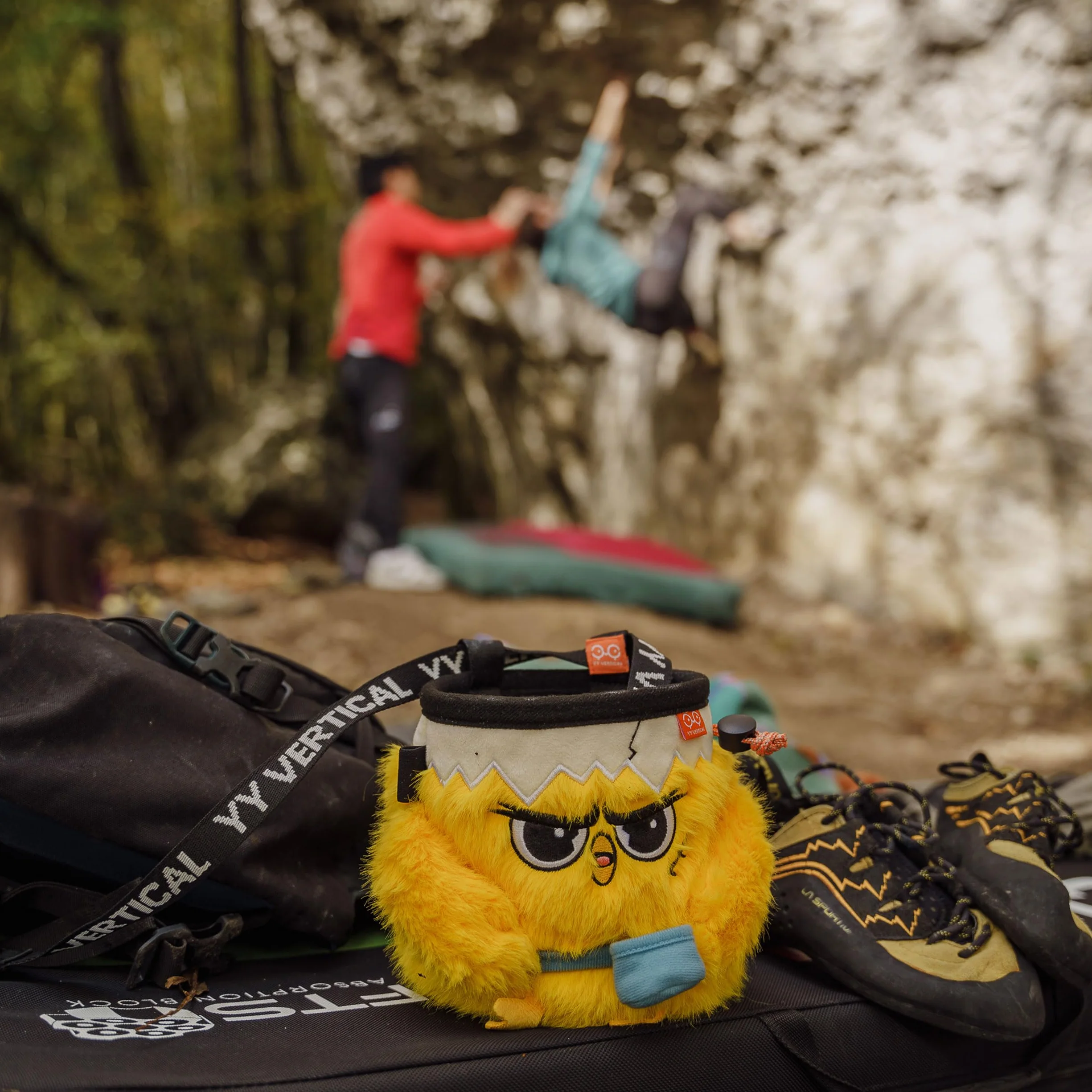 Vertical Chick Rock Climbing Chalk Bag per Adulti e Bambini Borsa Gessetti Bouldering