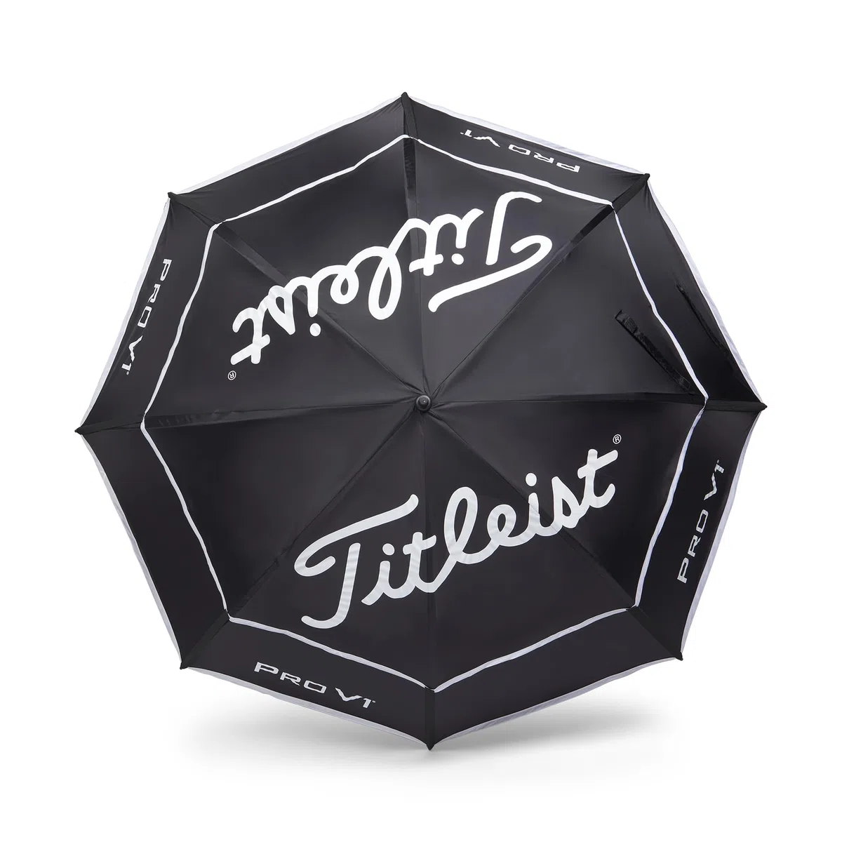 Titleist StaDry - Ombrello a doppia copertura, colore: nero/bianco