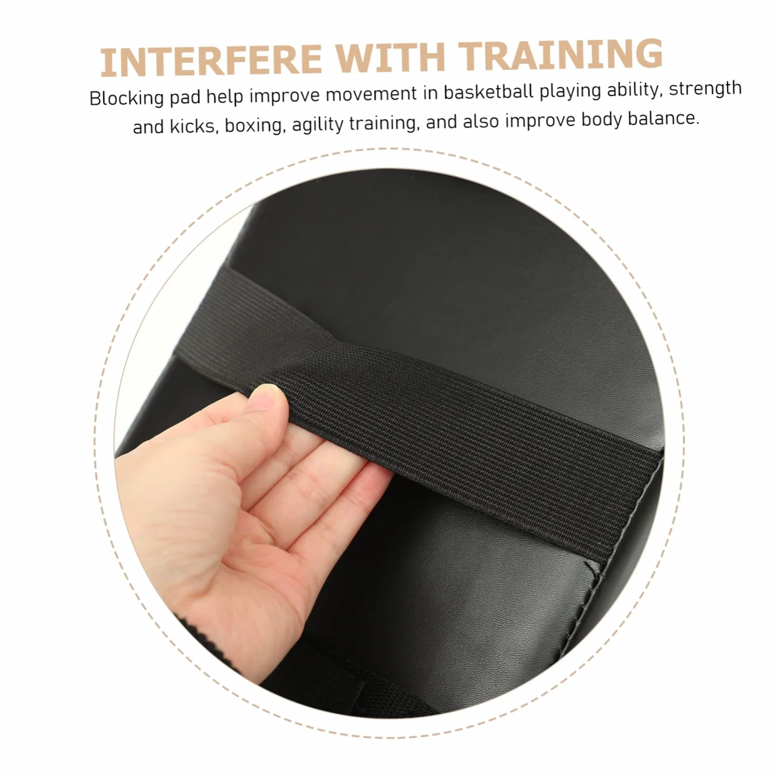 Anneome Cuscino da Allenamento Basket Pad di Blocco Multiuso in PVC e Pelle PU