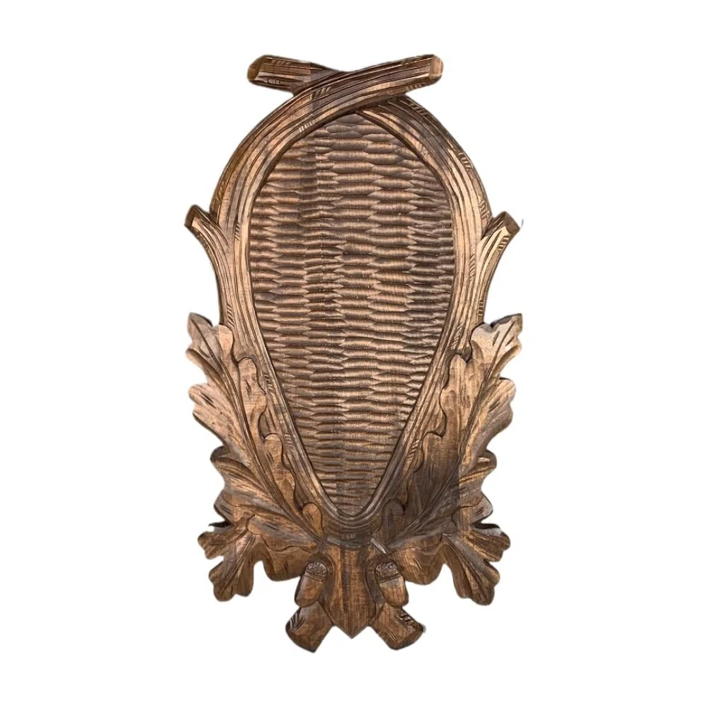 Hi Life Living Nature Scudo di Legno per Trofeo Cervo. Pannello. Corna. Caccia. 58x32cm 231201