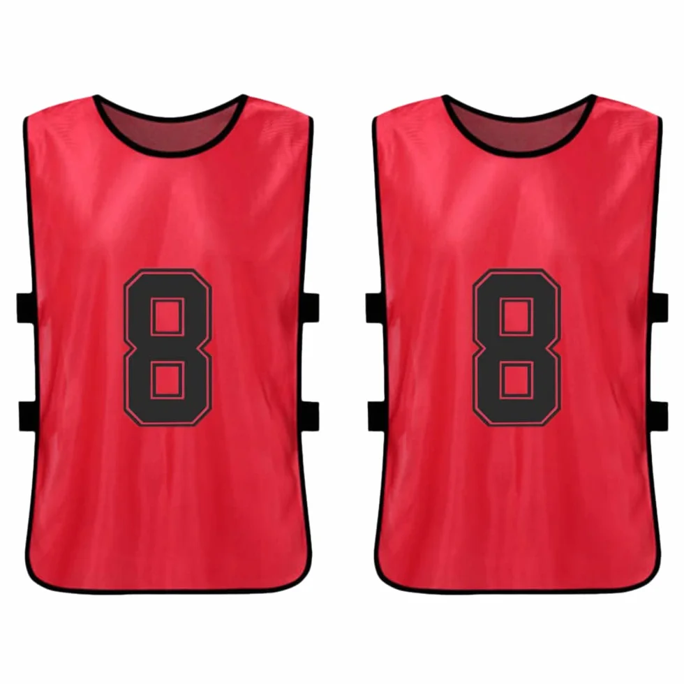Adulti Soccer Pinnies Quick Drying Football Team Training Bavaglini Numerati Gilet Sportivo