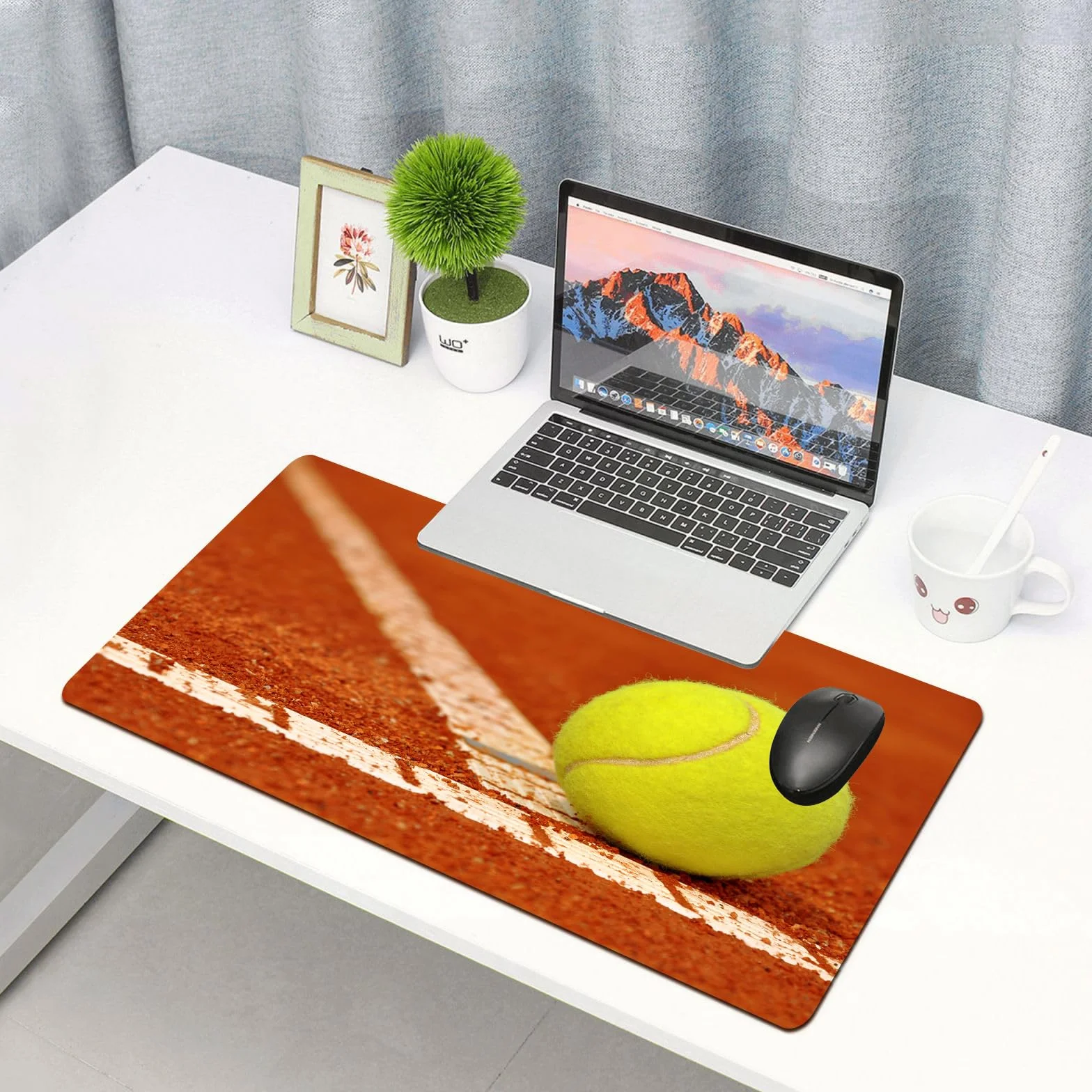Tappetino per mouse da gioco 40x90 cm antiscivolo impermeabile bordi cuciti