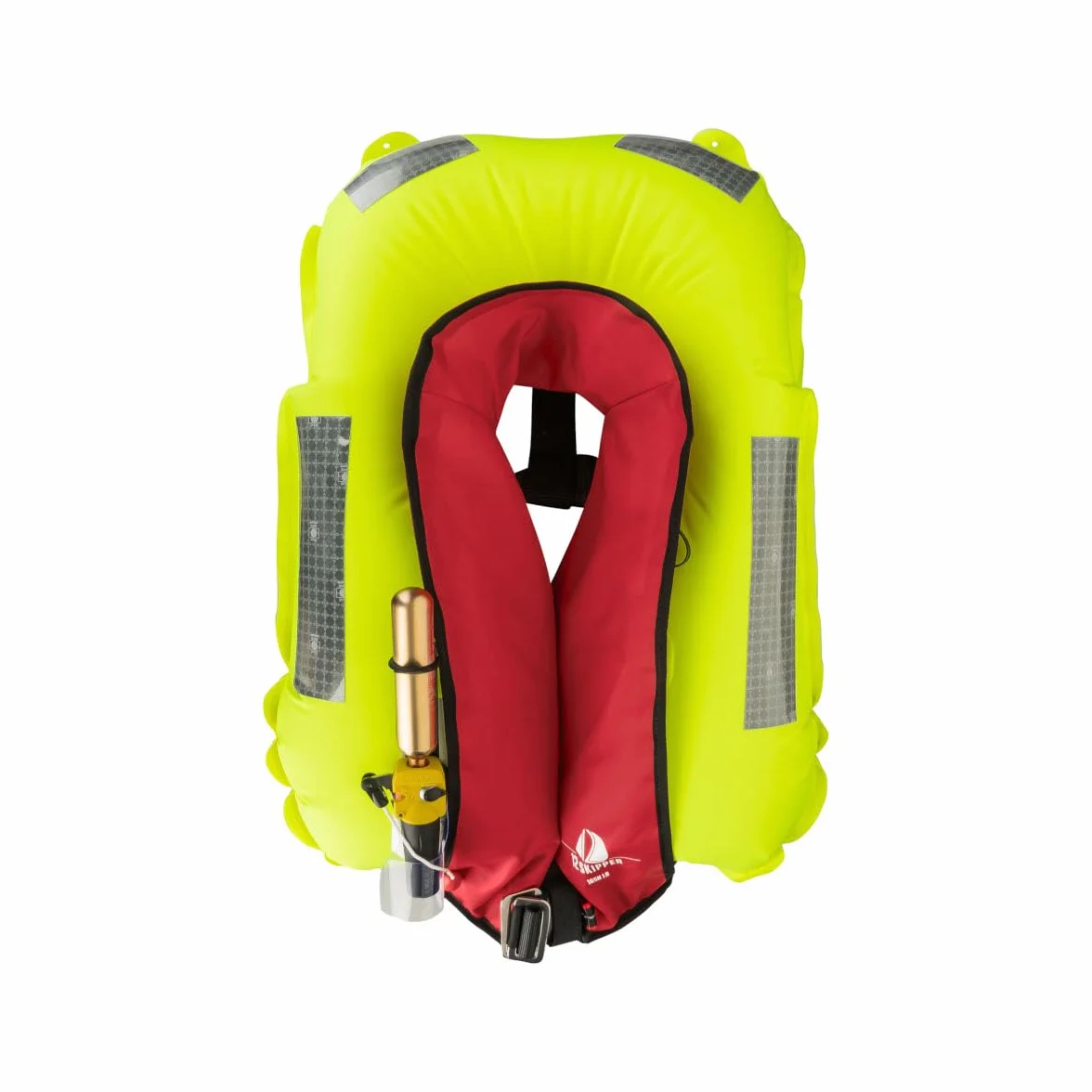 giubbotto di salvataggio automatico 165N con imbragatura, giubbotto salvagente, verde oliva