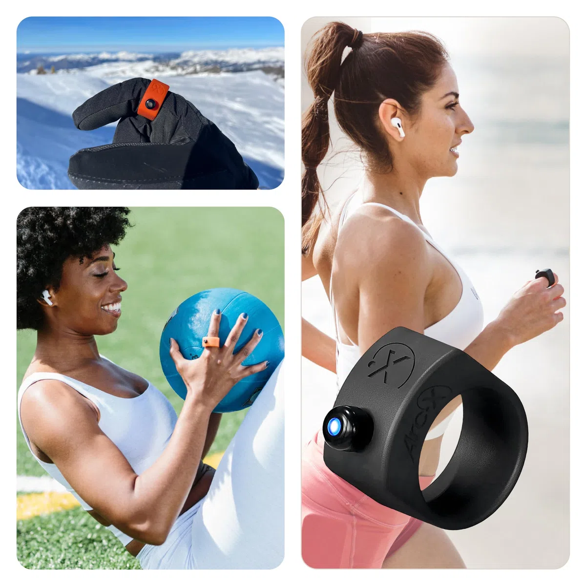 Arc.X Bluetooth smart ring remote control - waterproof, super light, multi-function wearable technology for the ultimate hands free control of any device.