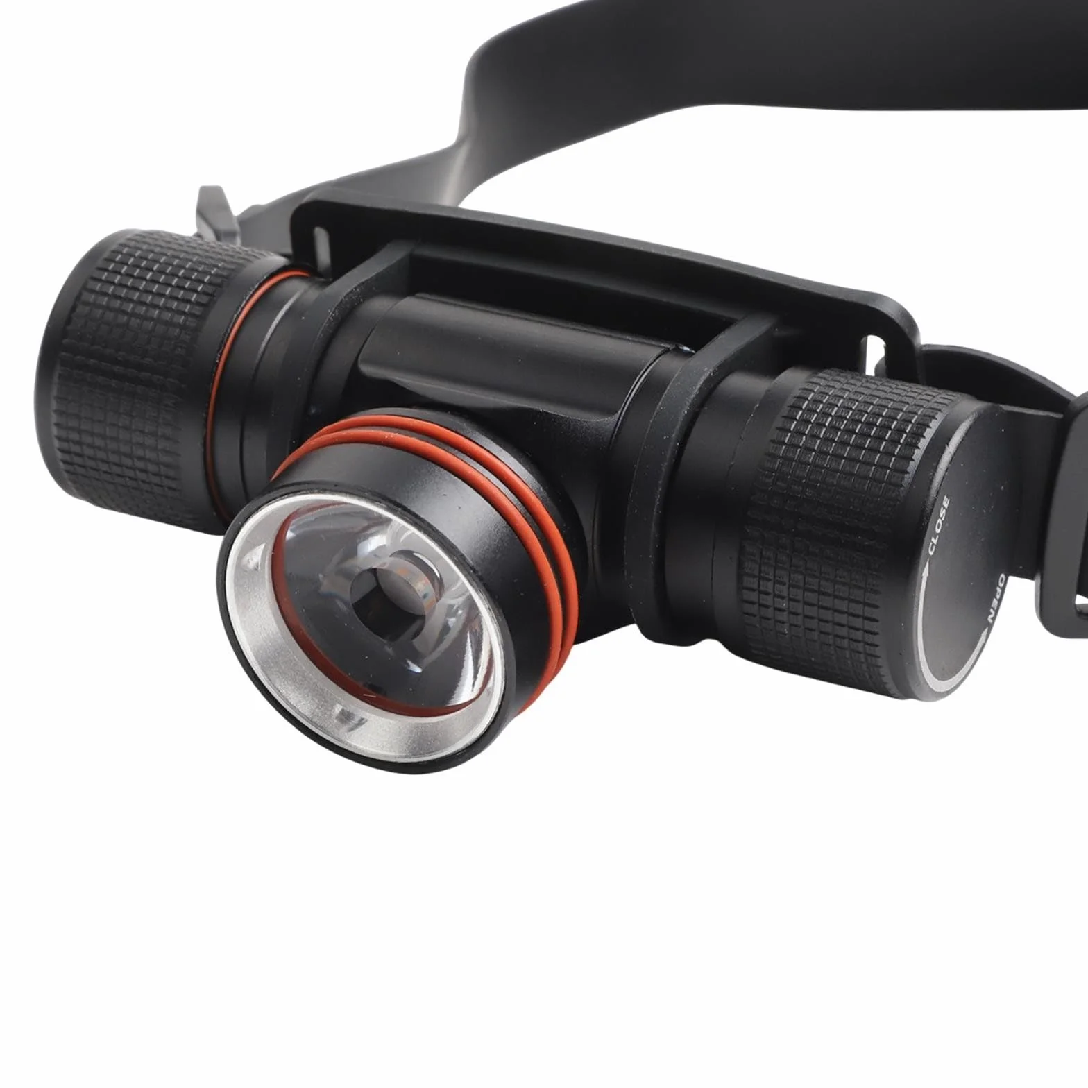 Torcia frontale subacquea IPX8 LED 30 W 4 modalità di illuminazione