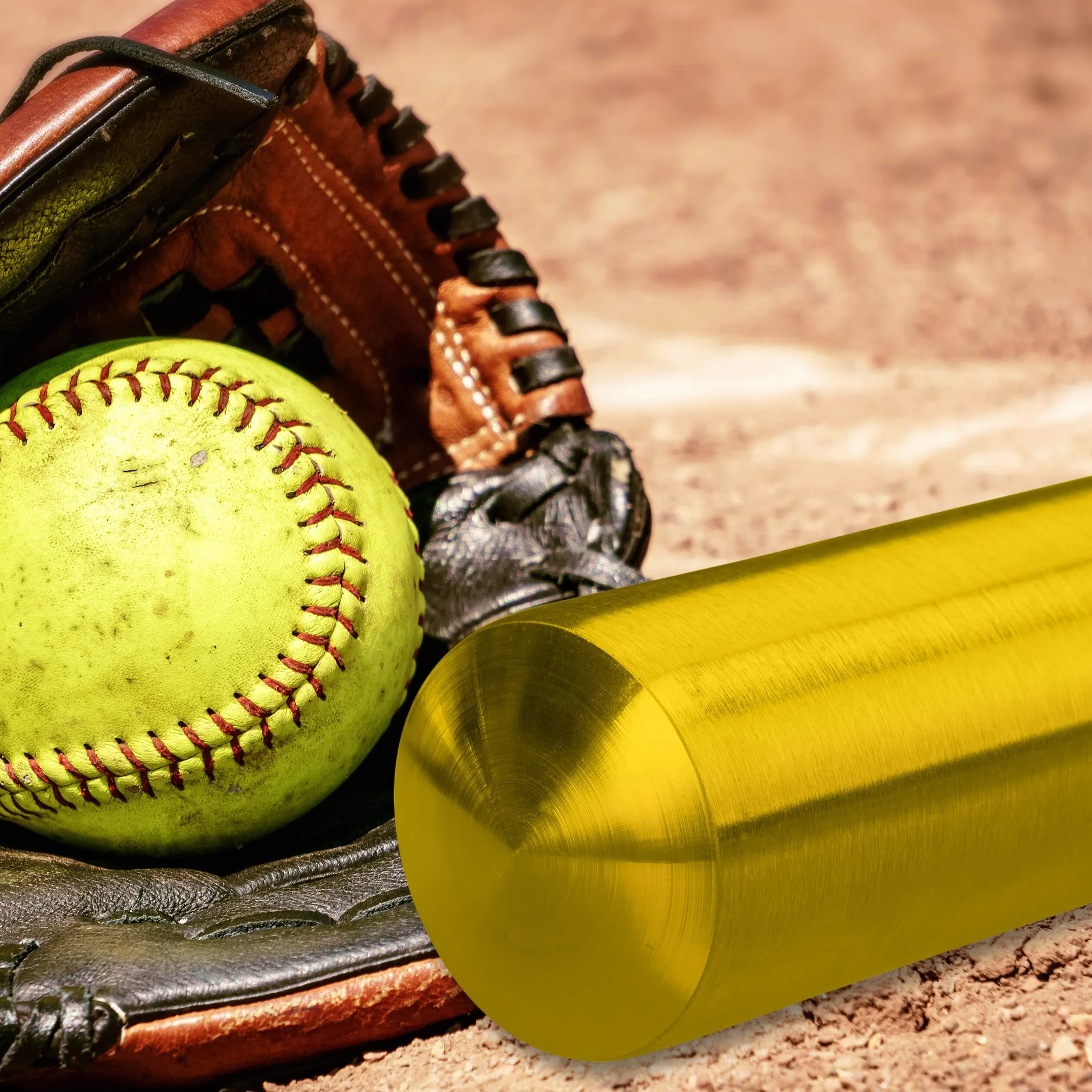 Relaxdays Mazza da Baseball in Alluminio 86 cm 34 Pollici Manico Antiscivolo Dorato