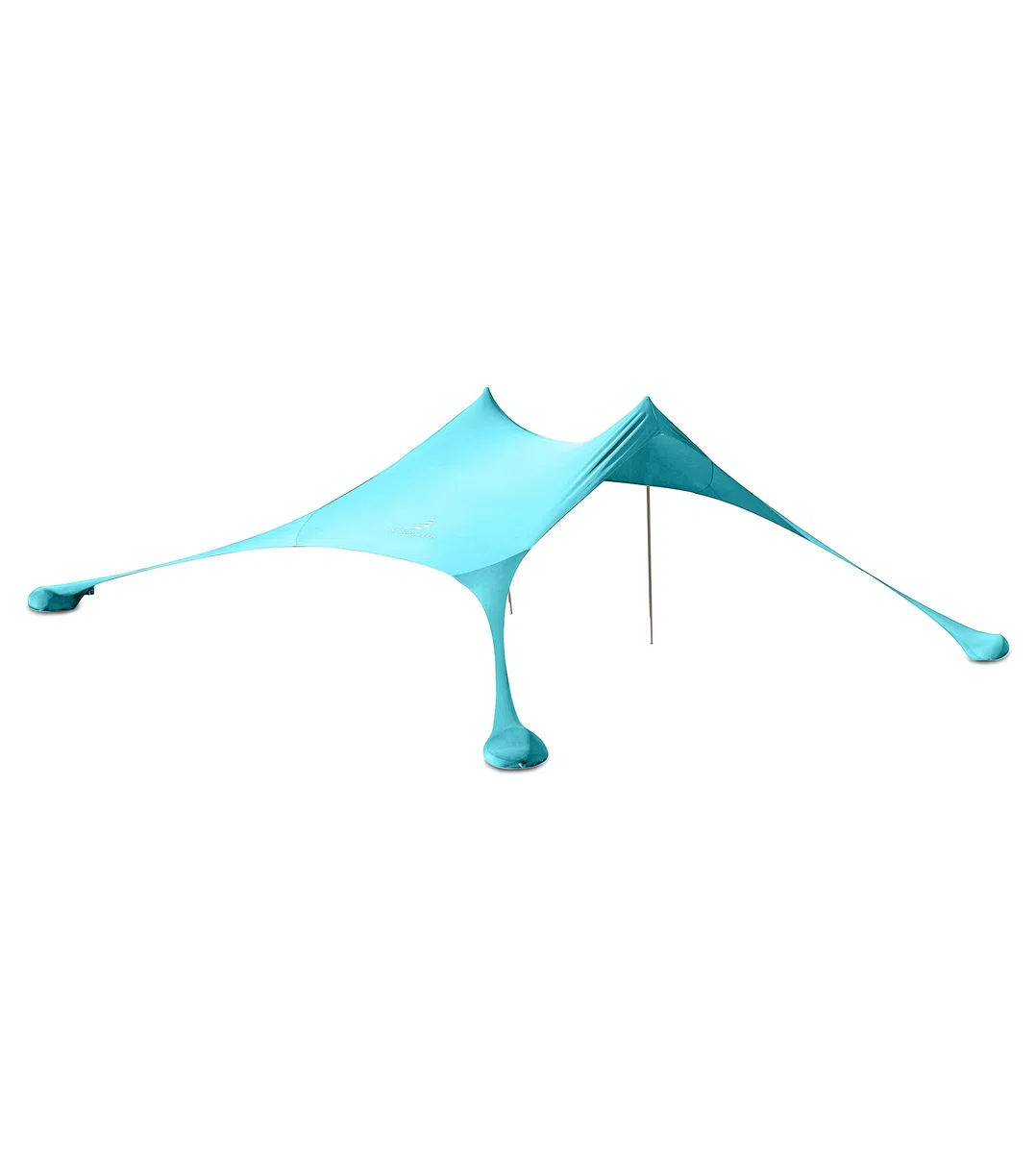 Tenda da spiaggia in lycra di alta qualità, tenda da spiaggia pop-up, con aste in alluminio e ancora di sabbia "Ole", turchese
