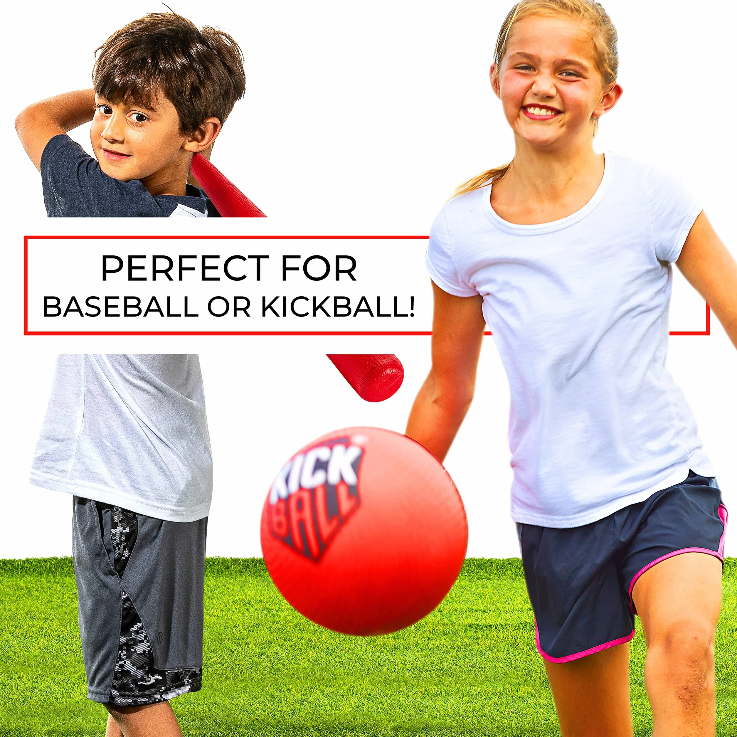 Franklin Sports Basi da Baseball gettate con Piastra di casa e Gomma da Lanciatore, Set di Base in Gomma per Bambini Perfetto per Baseball, teeball, Kickball