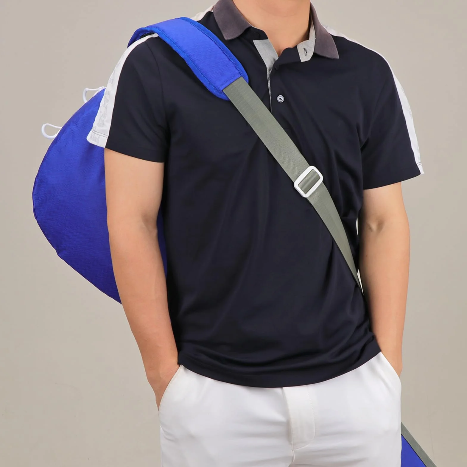 TOURBON Bolsa de golf portátil de nailon plegable para viajes