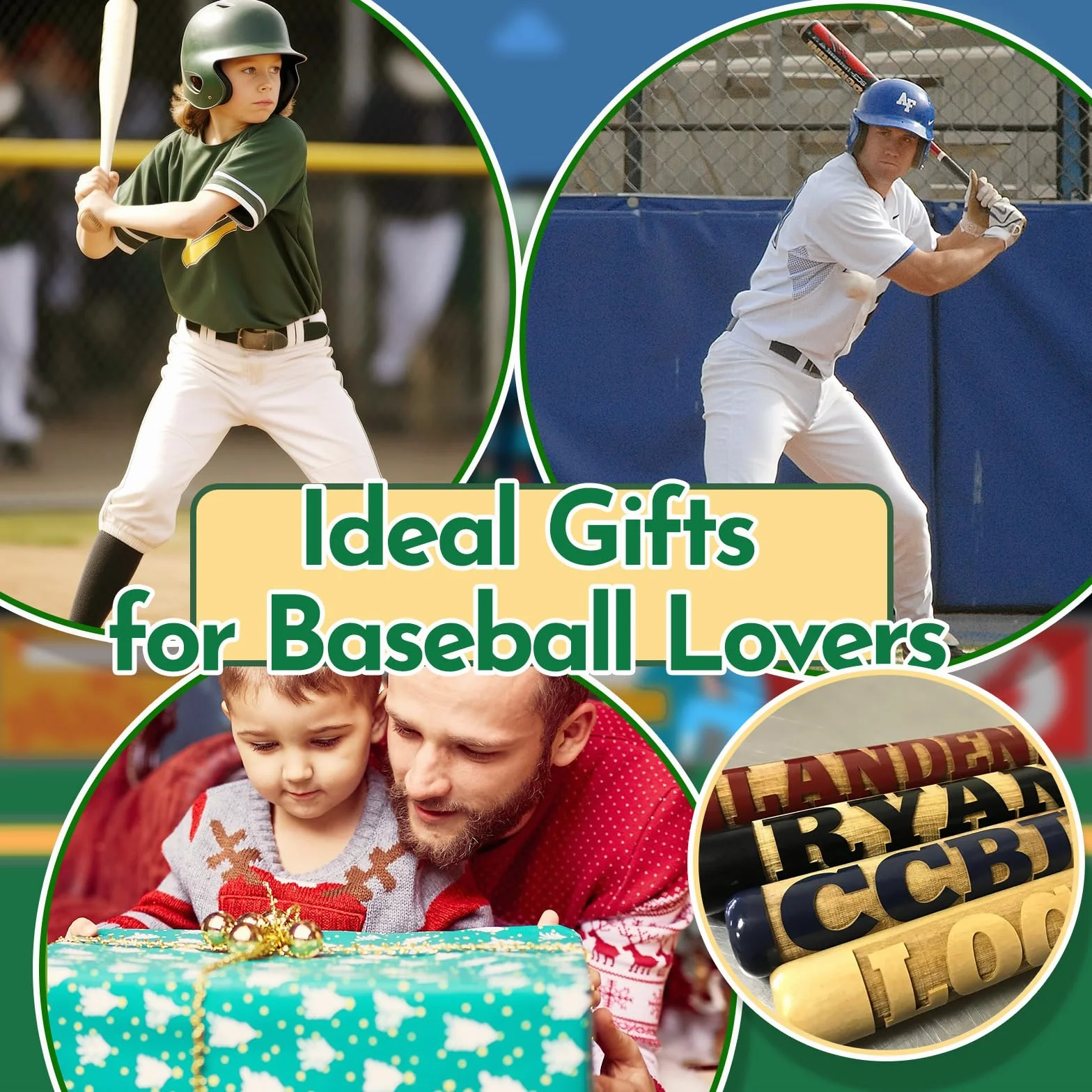 Mini mazza da baseball personalizzata, nome inciso personalizzato, racchetta in legno da 18 pollici, regalo per porta anelli, allenatore, giocatore, squadra softball, Little League, testimoni