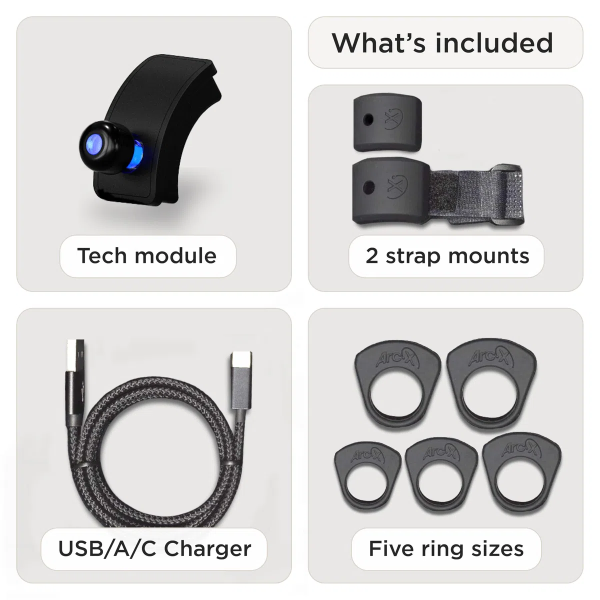 Arc.X Bluetooth smart ring remote control - waterproof, super light, multi-function wearable technology for the ultimate hands free control of any device.