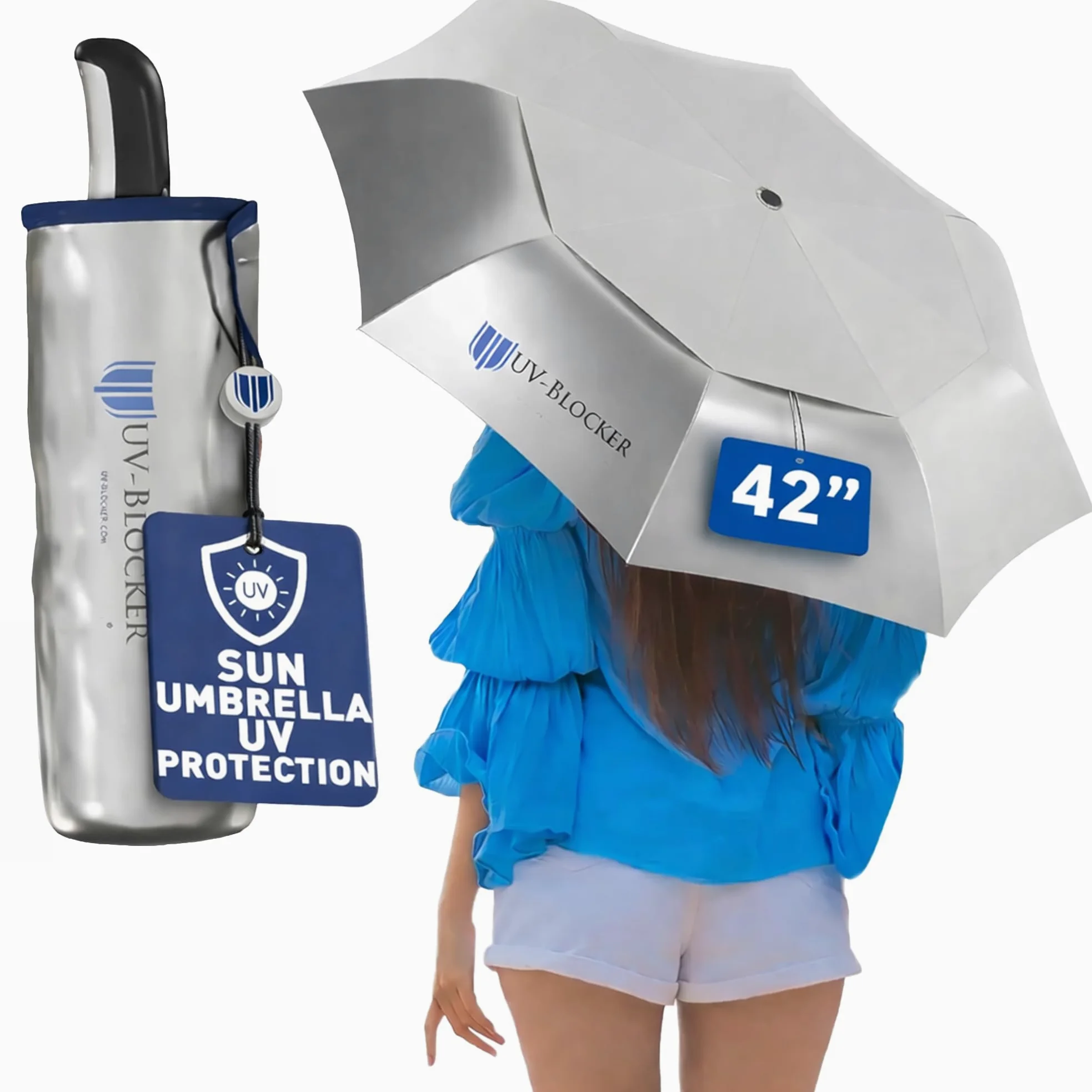 UV-Blocker UV Sun Protection Umbrella Folding UV Umbrella