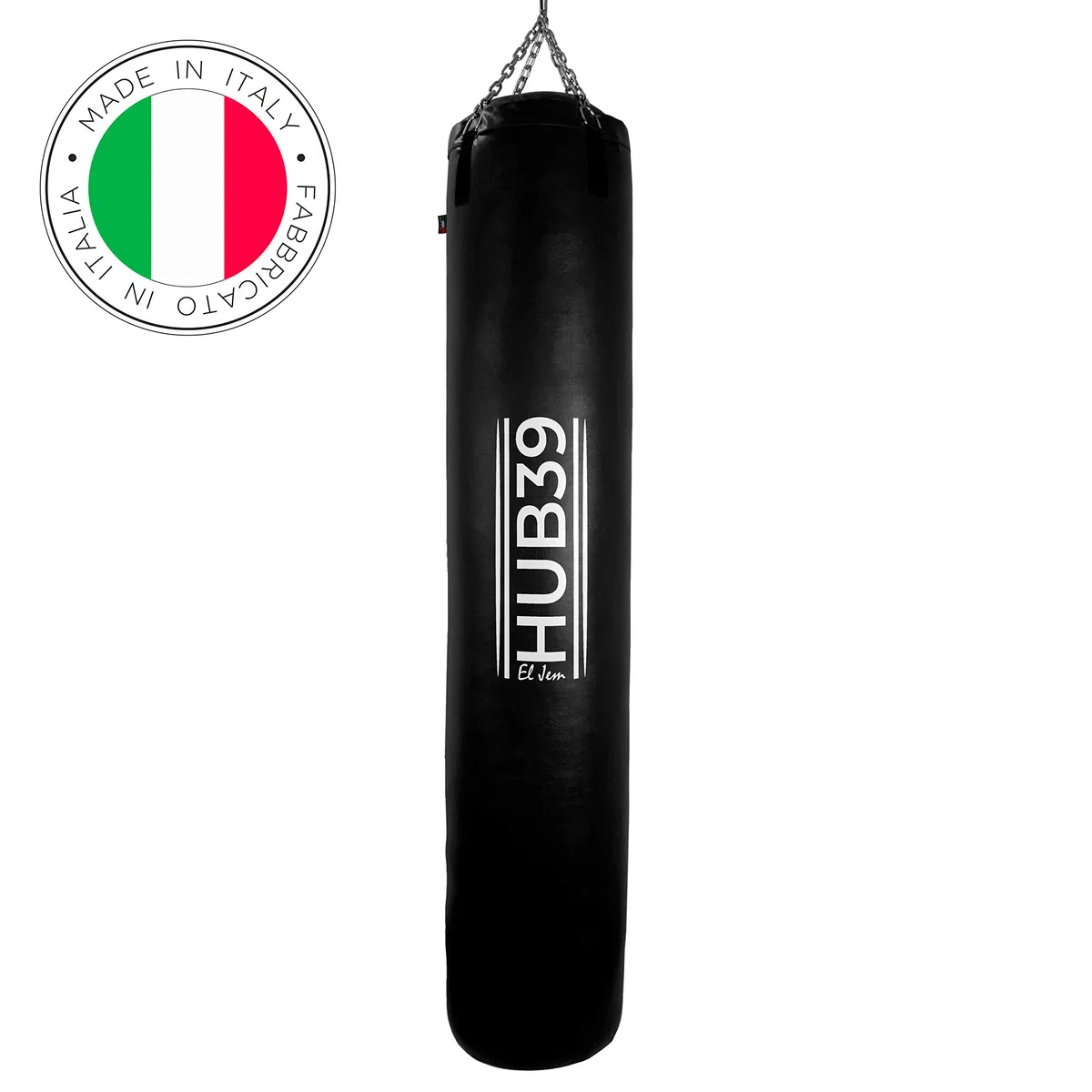 Sacco Boxe Professionale Made in Italy, 70 kg, 180 cm, Lungo e Pieno - Per Muay Thai, Taekwondo