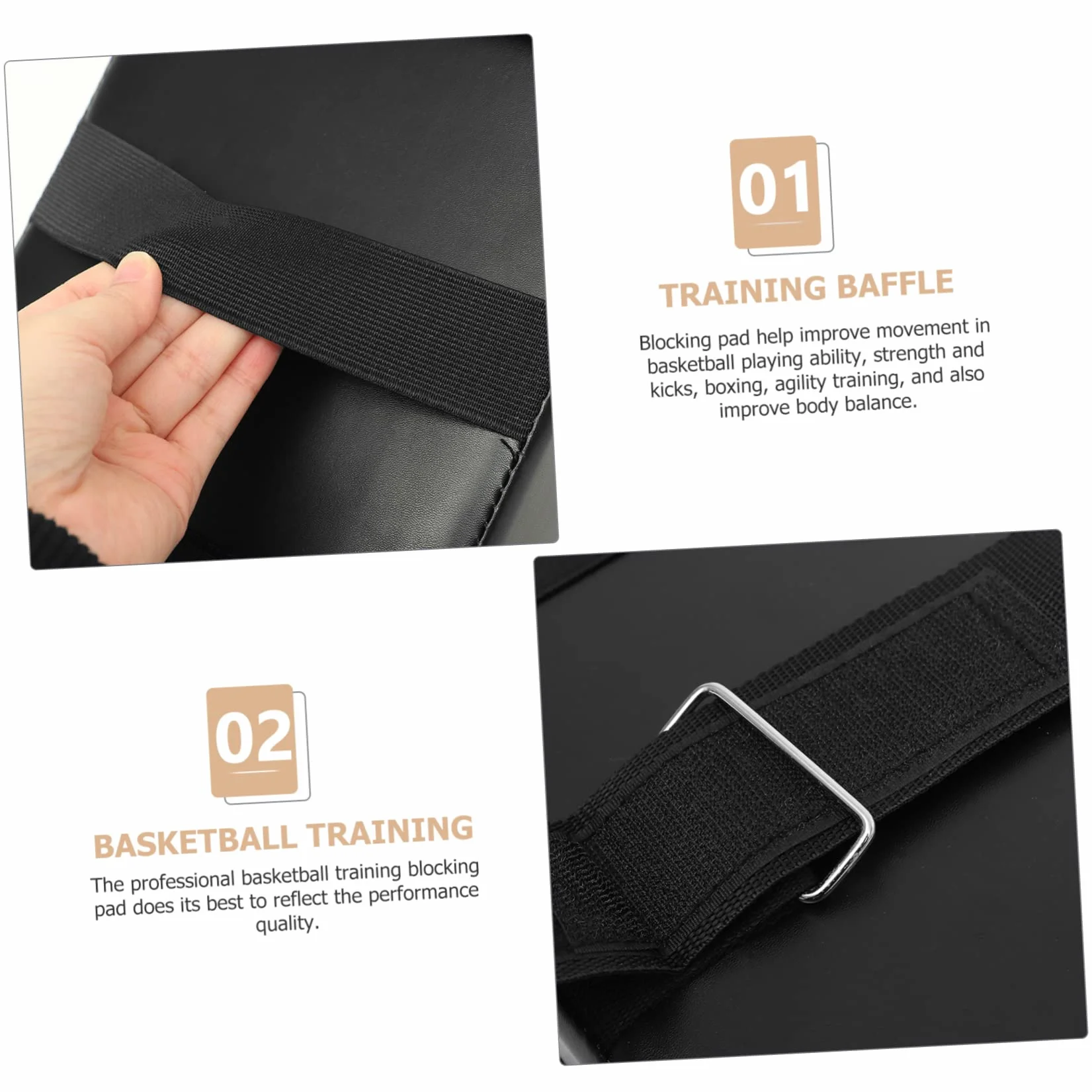 Garneck tappeto da basket bracciolo cuscinetto protezione bloccante hockey pedana tappetino blocco aiuto allenamento multifunzione attrezzo pallavolo