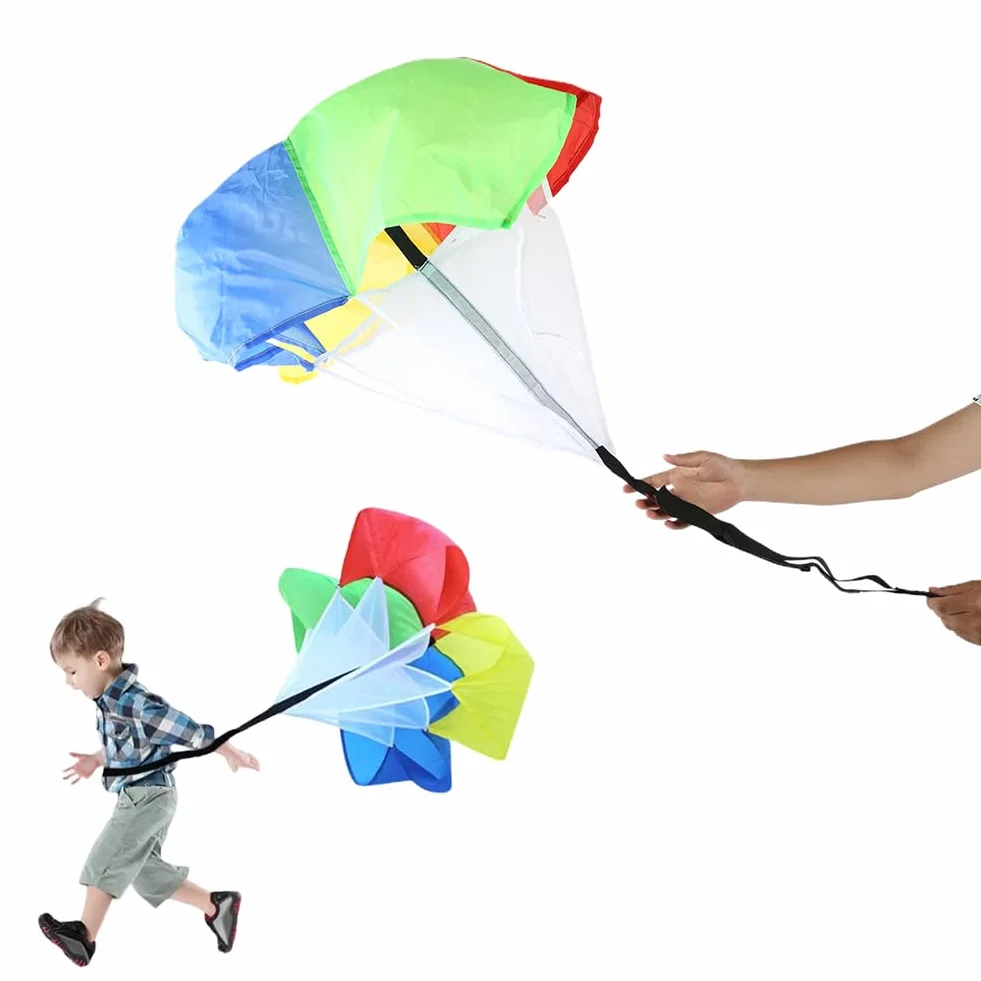 Paracadute da Corsa per Bambini con Cintura Regolabile per Allenamento di Velocità e Resistenza