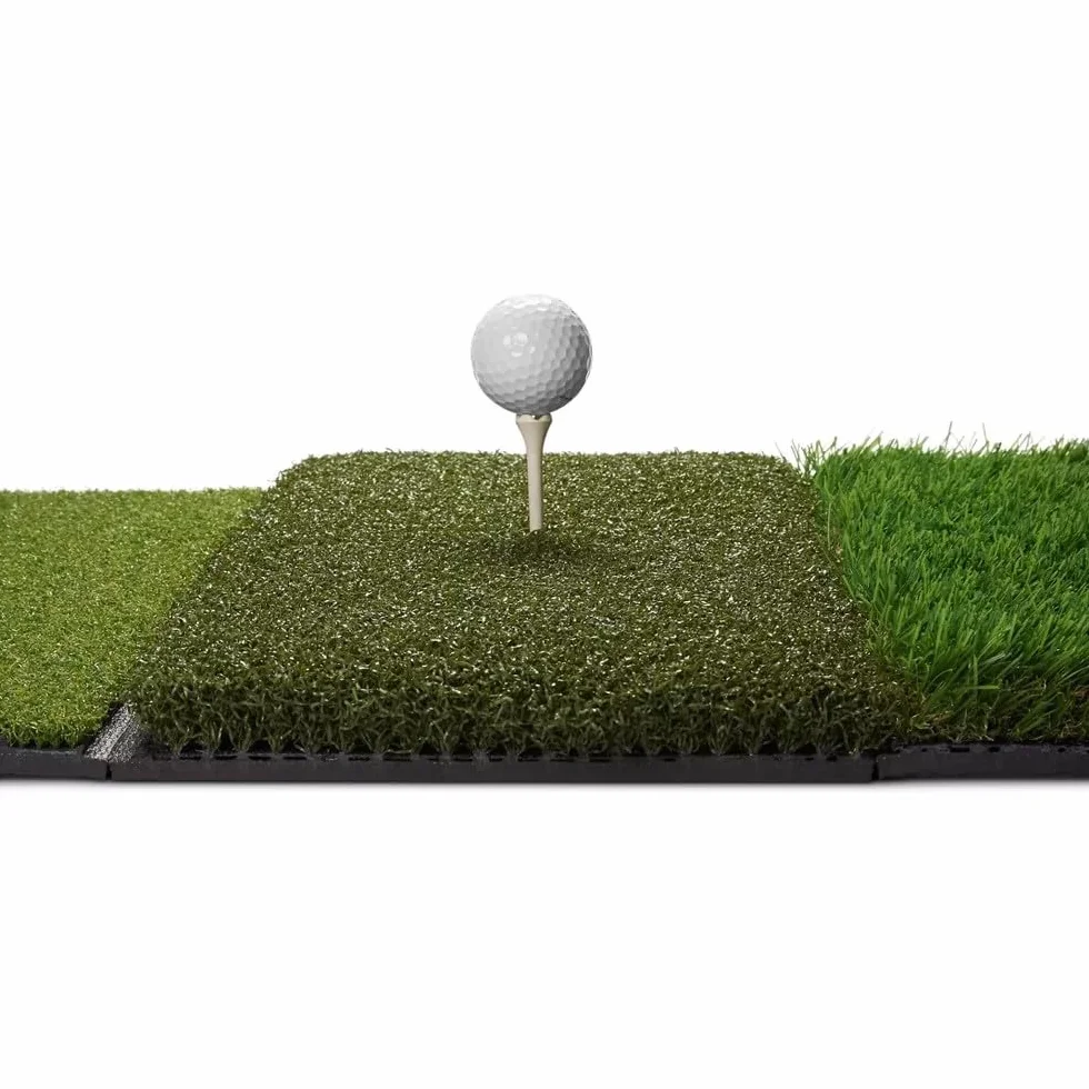 SKLZ Tappetino da Golf per Pratica,Simula Colpi da Tee a Green,Materiale Resistente,63.5 cm x 40.6 cm,Perfetto per Allenamento a Casa,Colore Verde - Migliora Precisione e Distanza nel Gioco