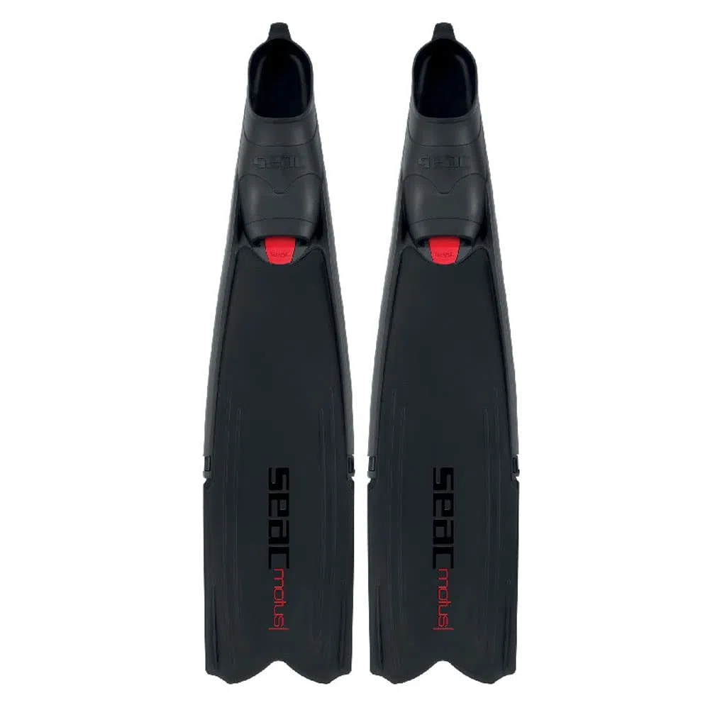 SEAC Motus Set Tris - Pinne Motus, Maschera One, Snorkel Jet, Borsa Inclusa per Apnea e Pesca Subacquea Unisex Adulto