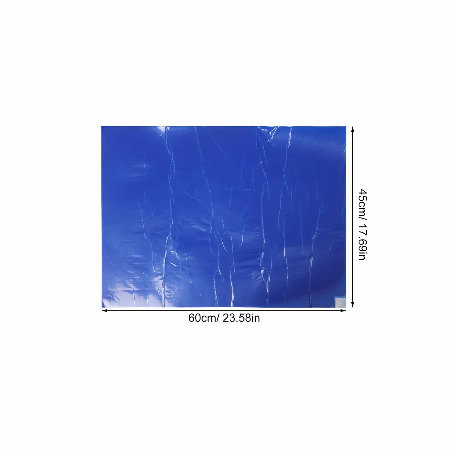 Hohopeti Tappetino Adesivo per Scarpe da Basket 60 Fogli 45x60 cm Rimozione Polvere Blu