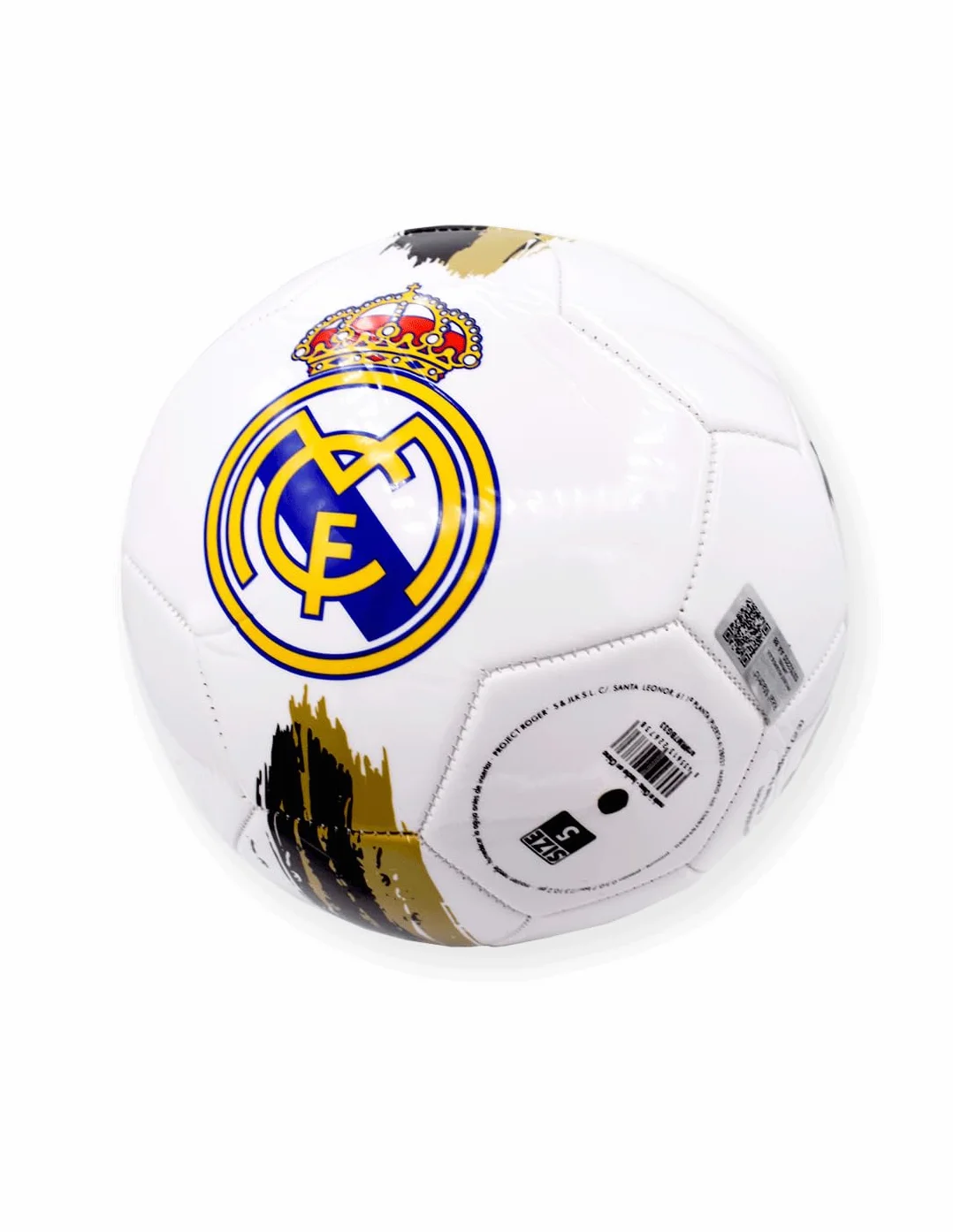 R ROGER'S Pallone Real Madrid Escudo Colore - Dimensione 5