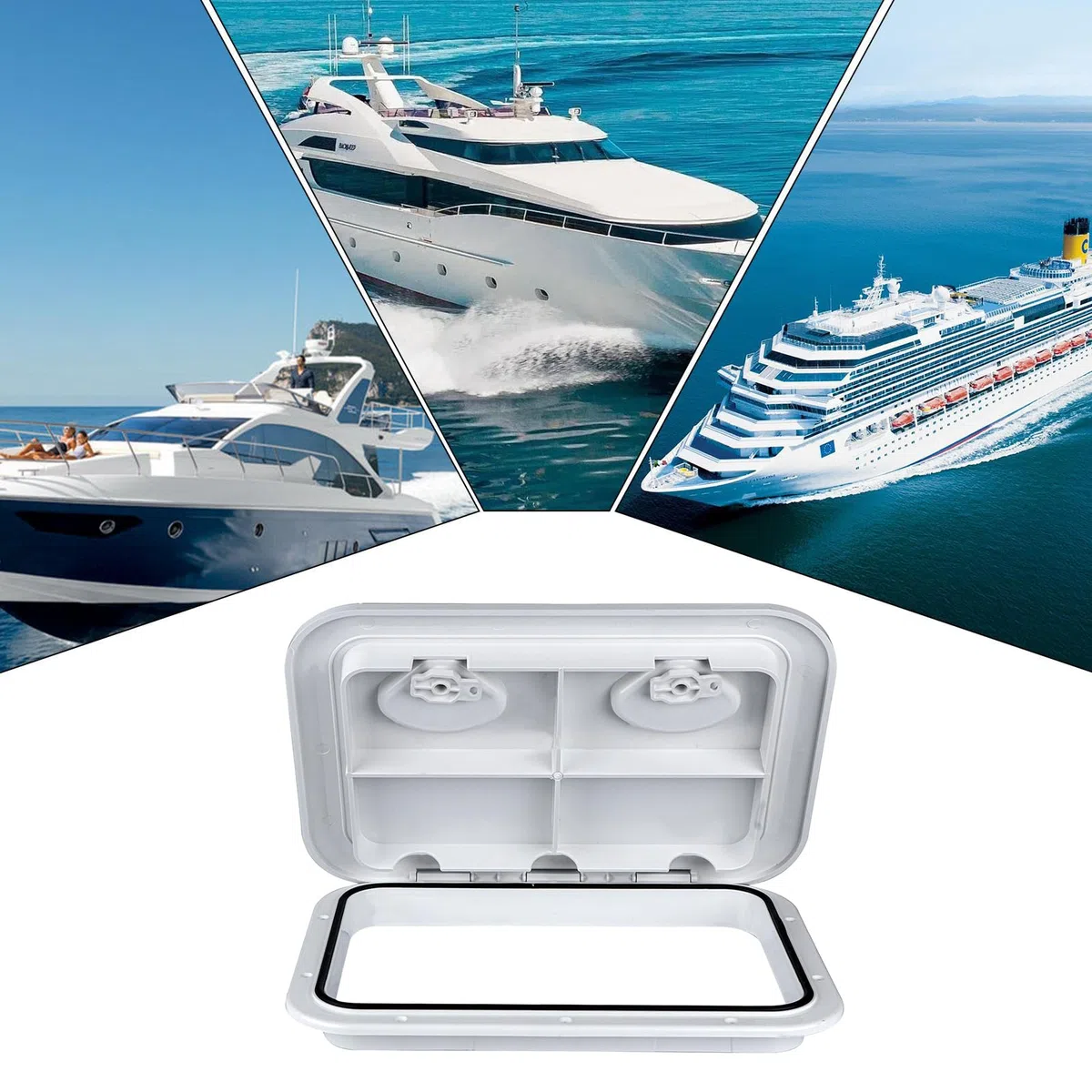 del ponte marino - portello della barca rettangolare, coperchio di stoccaggio resistente | Pannello di copertura del recinto non slip -slip -fals, portellini per imbarcazioni per imbarcazioni