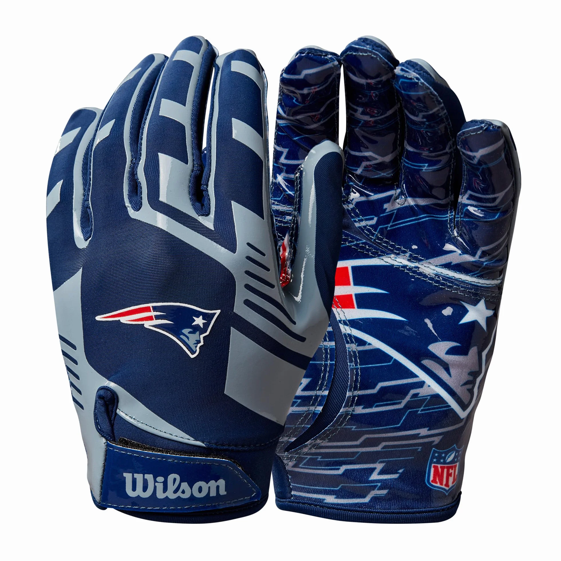Wilson NFL Stretch Fit Guanti da calcio