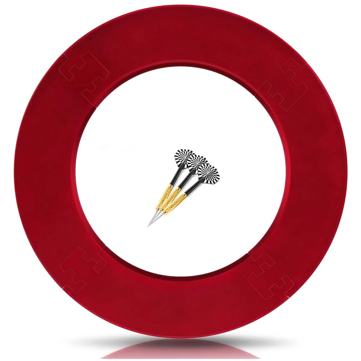 Anello di Protezione per Bersagli di Tutte Le Marche – Raccogli Freccette – Anello Nero – Bordo Stabile di Alta qualità – Protezione da Parete per Freccette Senza Montaggio Aggiuntivo – Professionale
