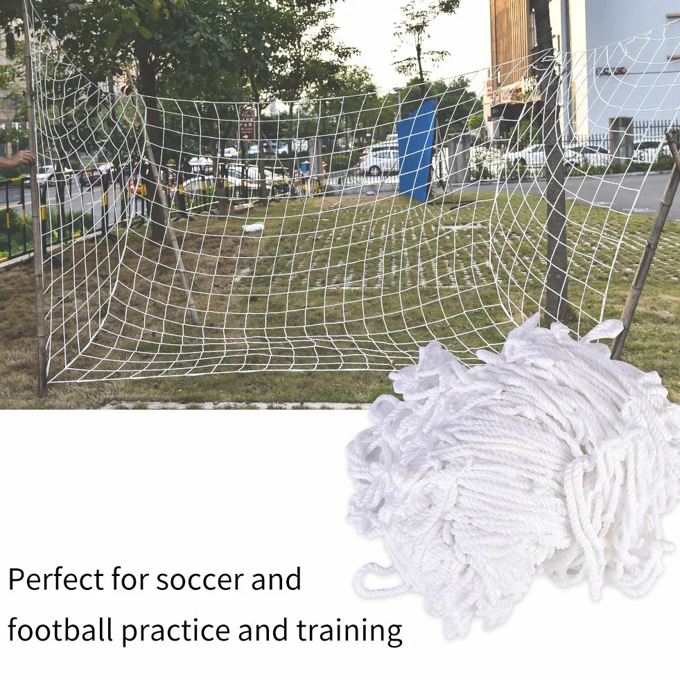 Rete per Porta da Calcio 3x2 Metri Ricambio in Fibra di Polipropilene