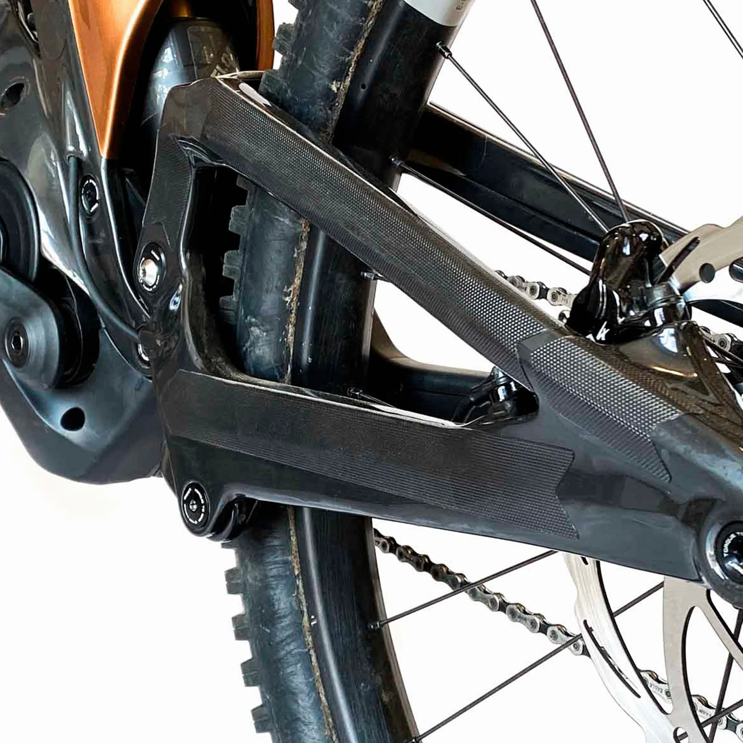 All Mountain Style Protettore Adesivo Trasparente Telaio della Bicicletta Elettrica | Proteggila dagli Urti e dai Graffi