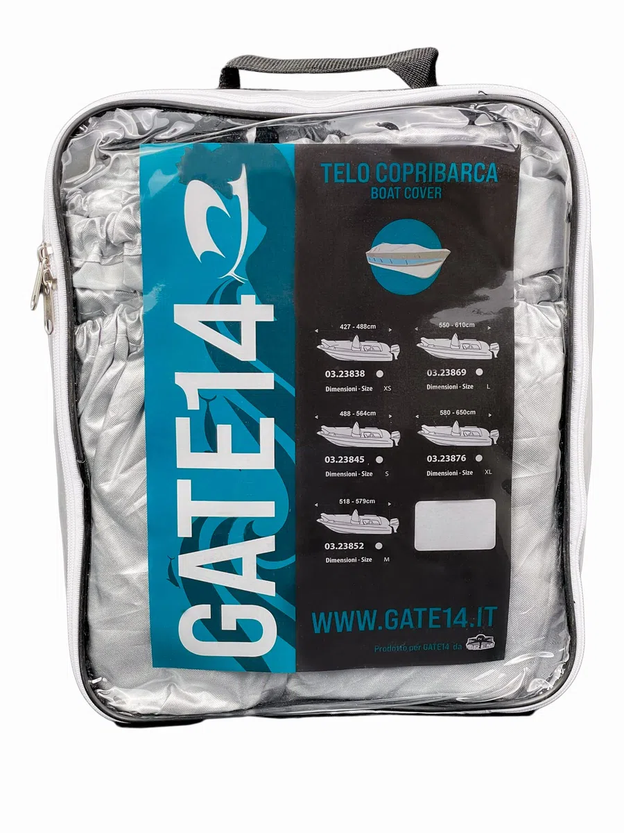 GATE14® Telo Copertura Barca Impermeabile in Poliestere 210 D Anti-UV Taglia XL