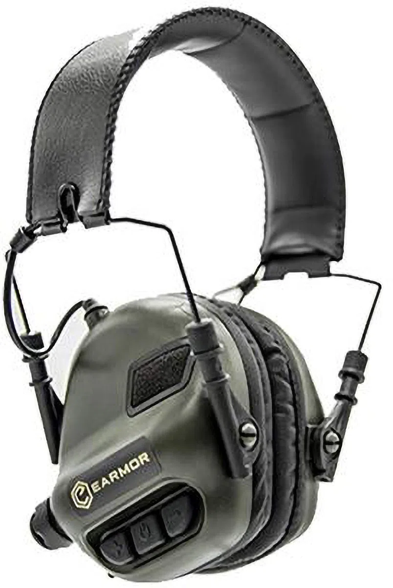 Evike Protezione acustica elettronica Earmor M31 MOD3 (colore: verde fogliame)