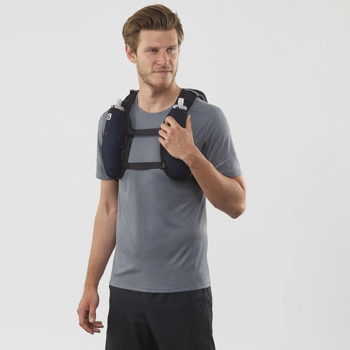 Salomon Agile 6 Gilet Unisex per Idratazione Trail Running Escursionismo MTB, Comfort dinamico, Accesso rapido, Versatilità