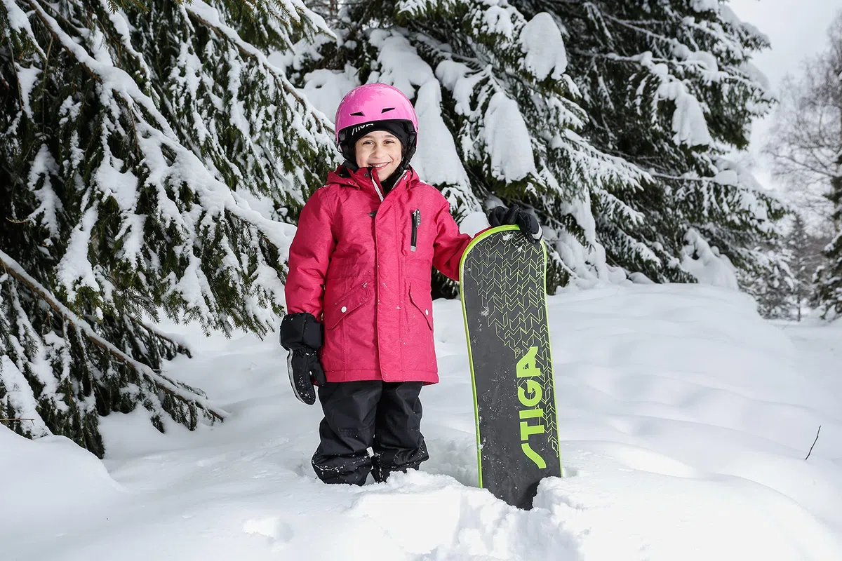 Stiga Snow Skate, Skateboarding on Snow And Snowpark, for Children from 5 Years Old