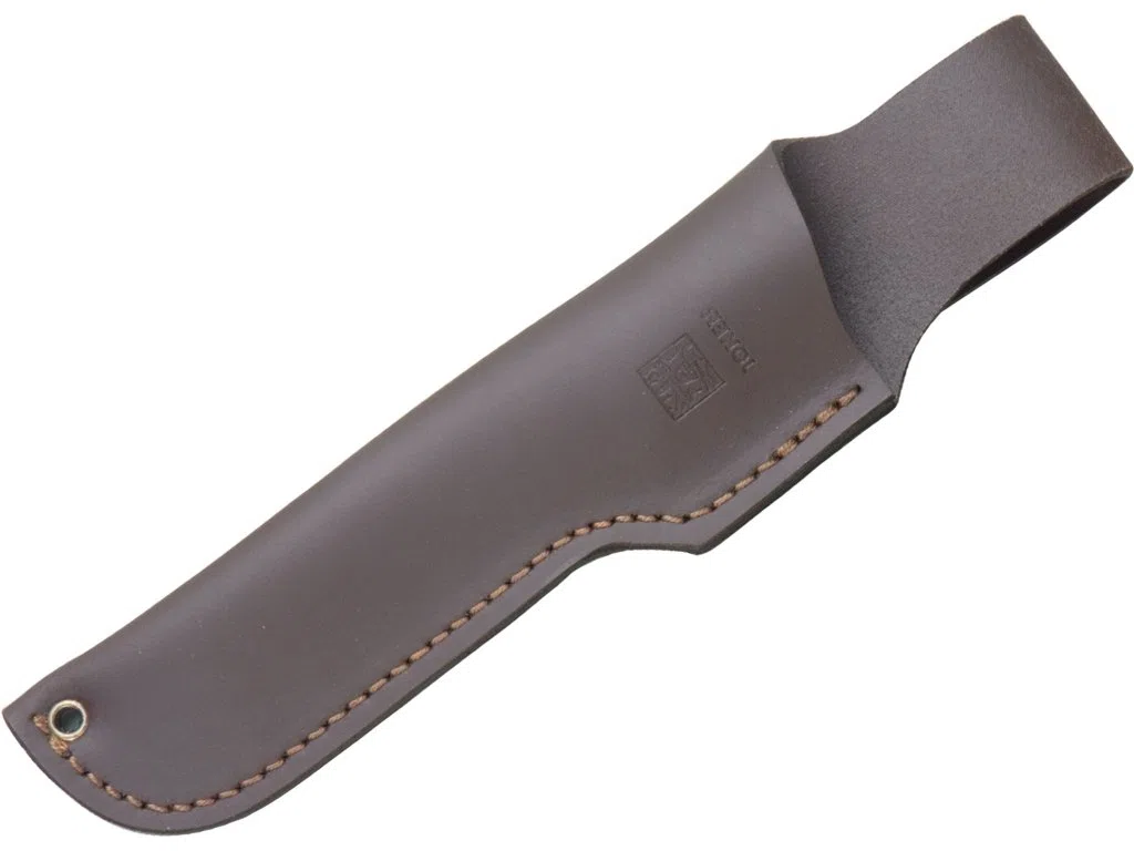 joker Coltello Bushcraft Wolf, con polsino con punta di cervo, lama 14 cm, 205 grammi, con cavo decorativo, CC72 per attività di Pesca, l'Escursionismo, Il Campeggio