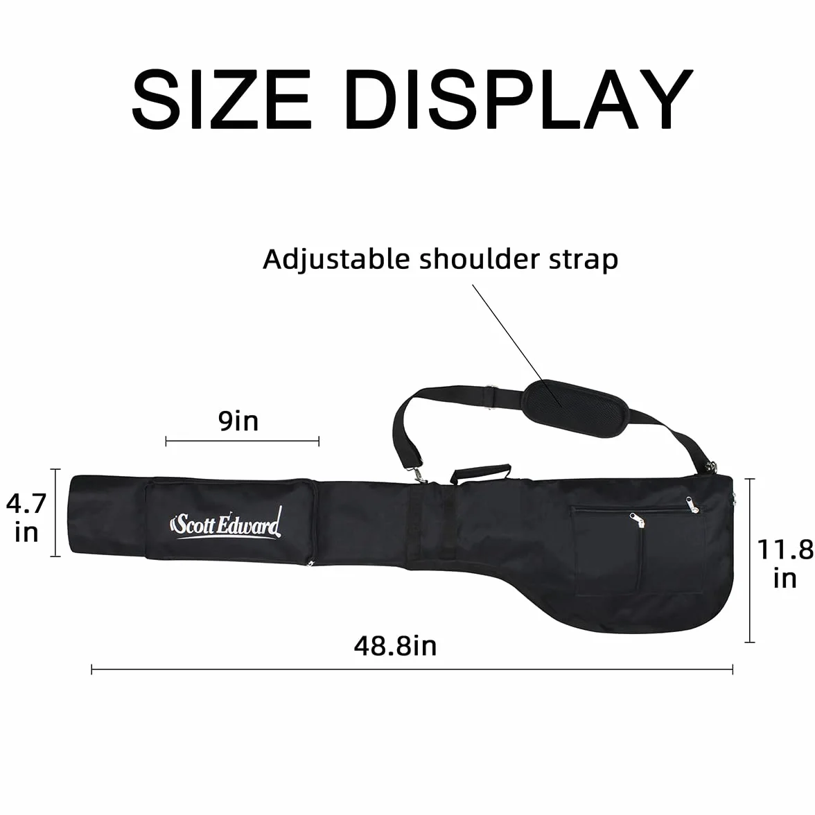 Scott Edward Borsa da golf portatile impermeabile