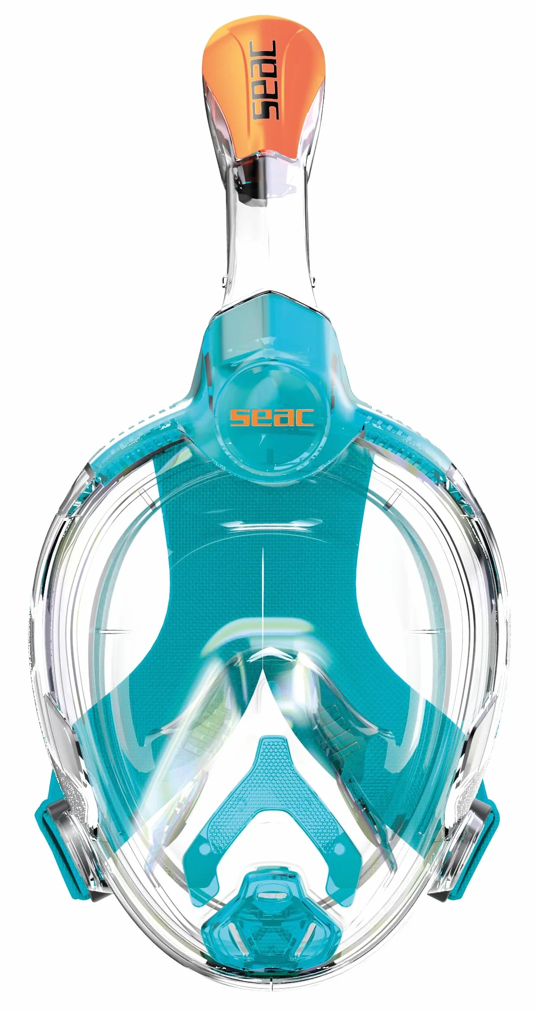 SEAC AMICA Maschera Integrale da Snorkeling per adulti e bambini, facciale in polimero anallergico