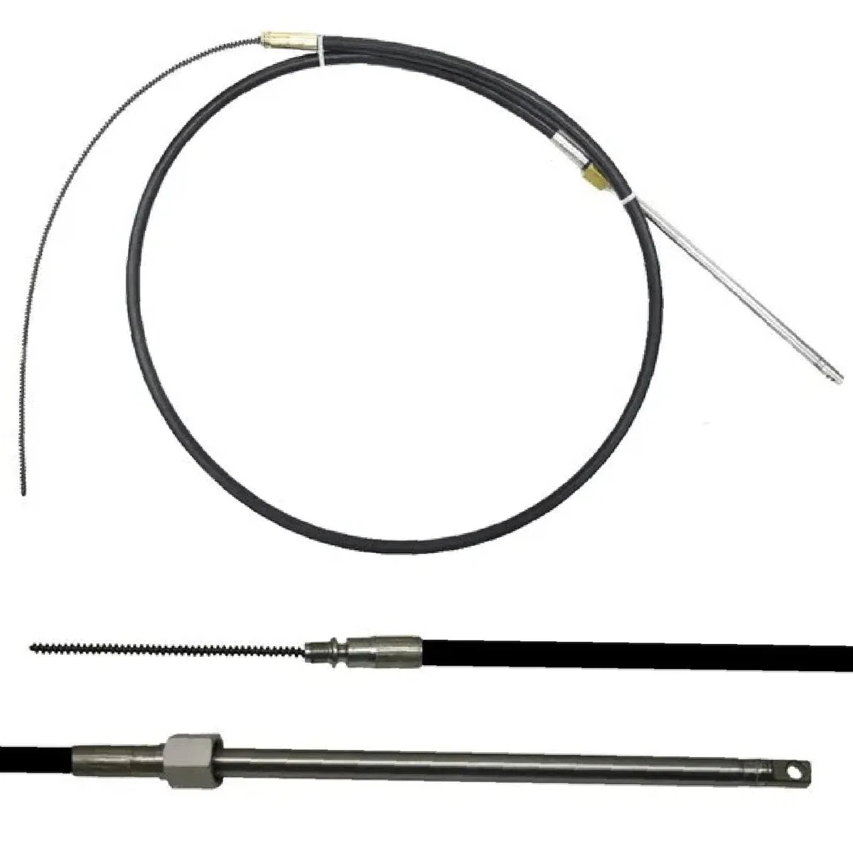 Cavo dello sterzo Aqmm5813 Cavo dello sterzo per barche in acciaio inossidabile tipo M58 per fino a 55 applicabile agli accessori per T67, 8FT