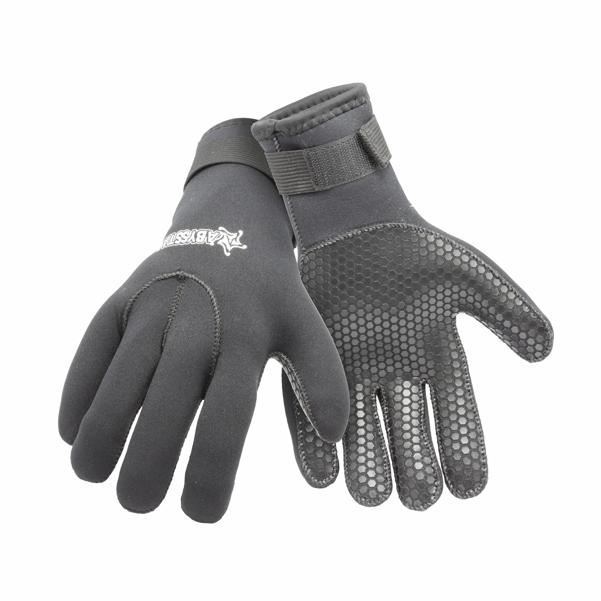 Abysstar Guanti da Sub in Neoprene con Cinturino Diving Gloves 3 mm